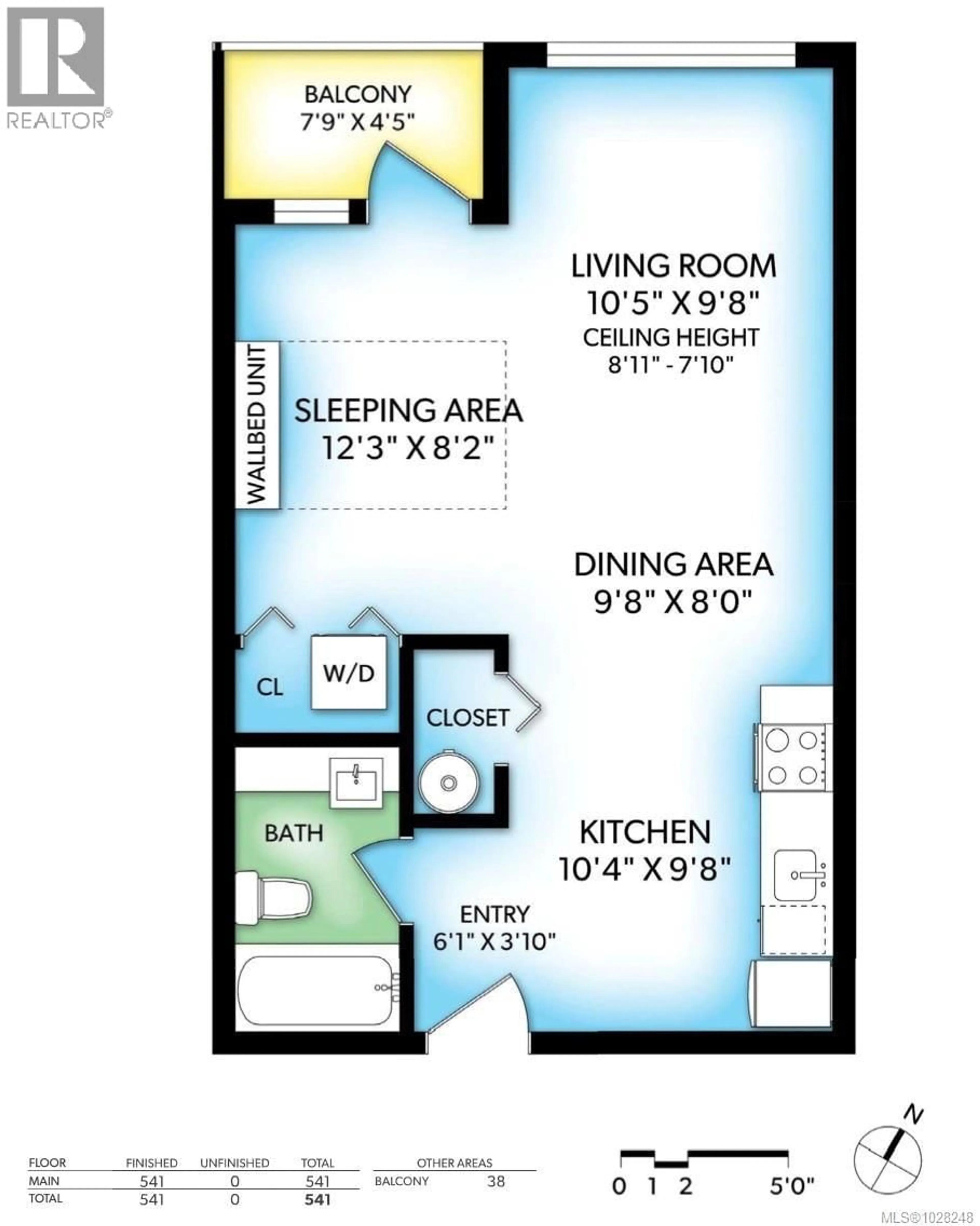 Floor plan for 201 - 785 TYEE ROAD, Victoria British Columbia V9A7R5