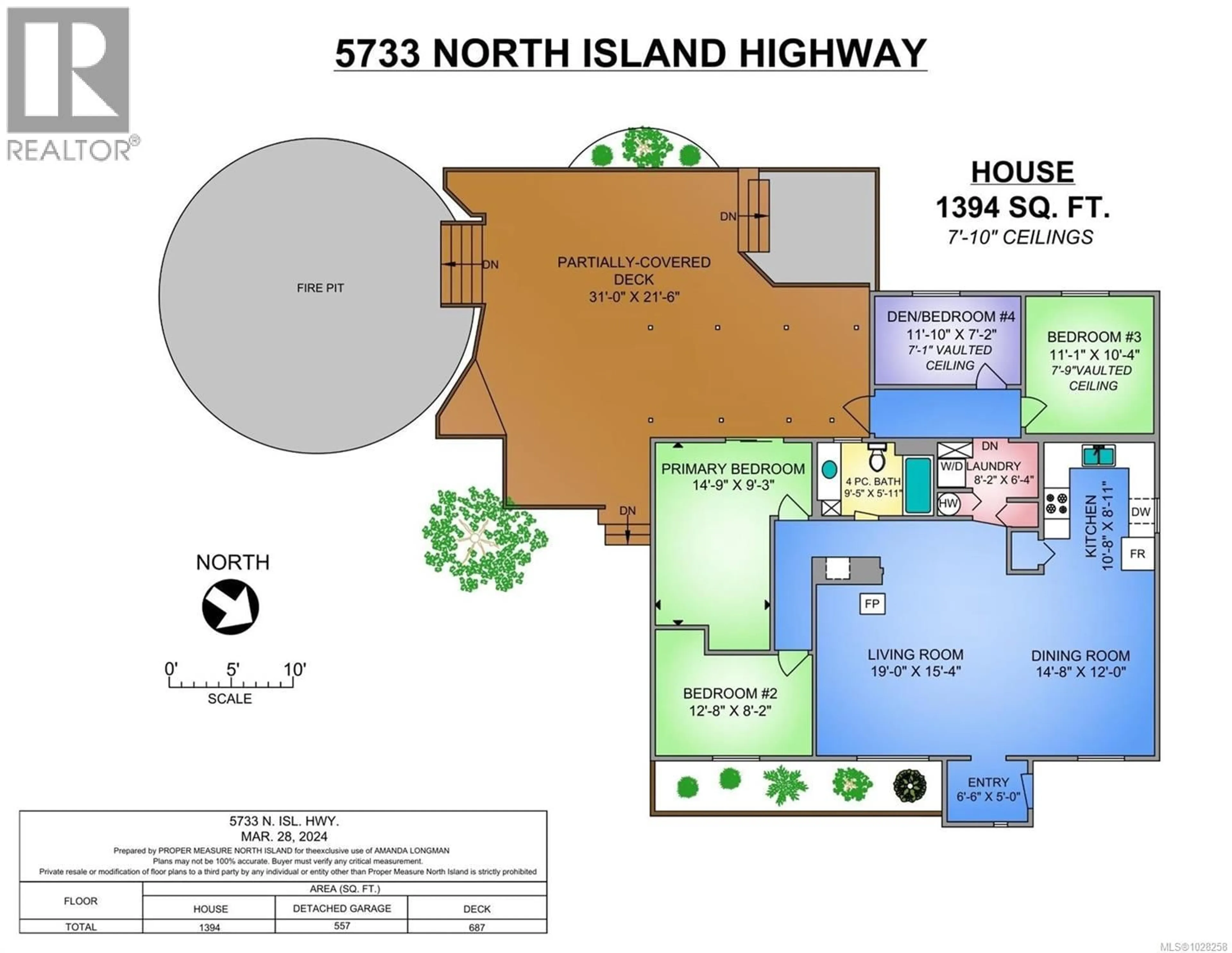 Floor plan for 5733 ISLAND HIGHWAY NORTH, Courtenay British Columbia V9J1T3