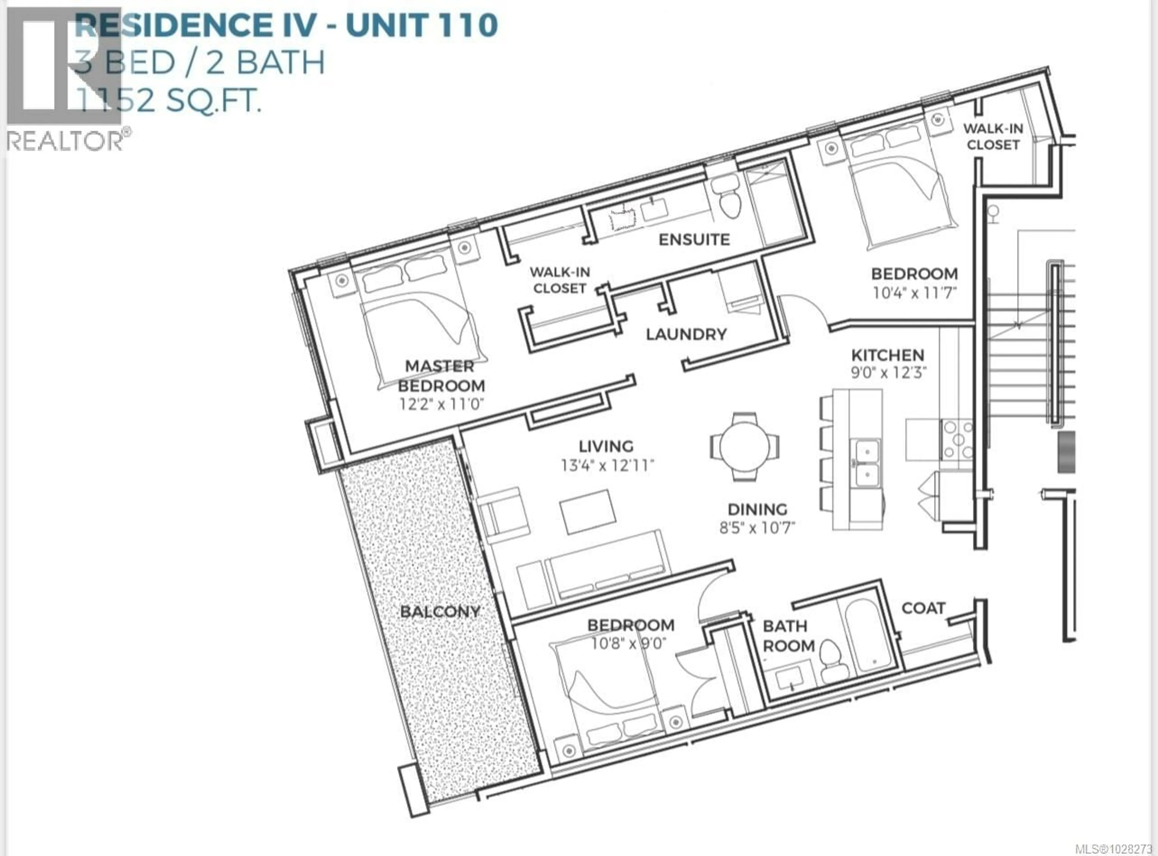 Floor plan for 110 - 958 PHAROAH MEWS, Langford British Columbia V9B7A1