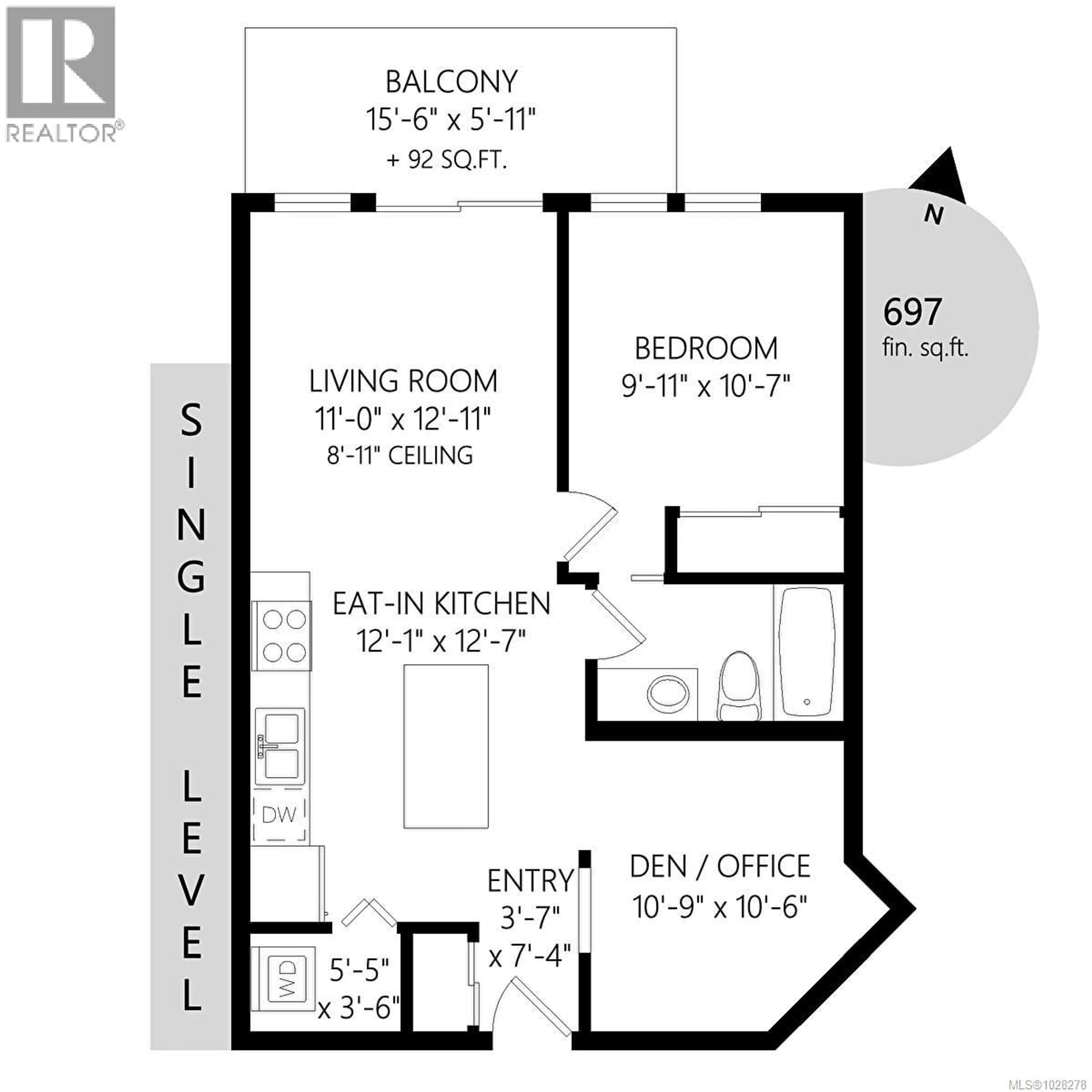 Floor plan for 402 - 3240 JACKLIN ROAD, Langford British Columbia V9C3T6