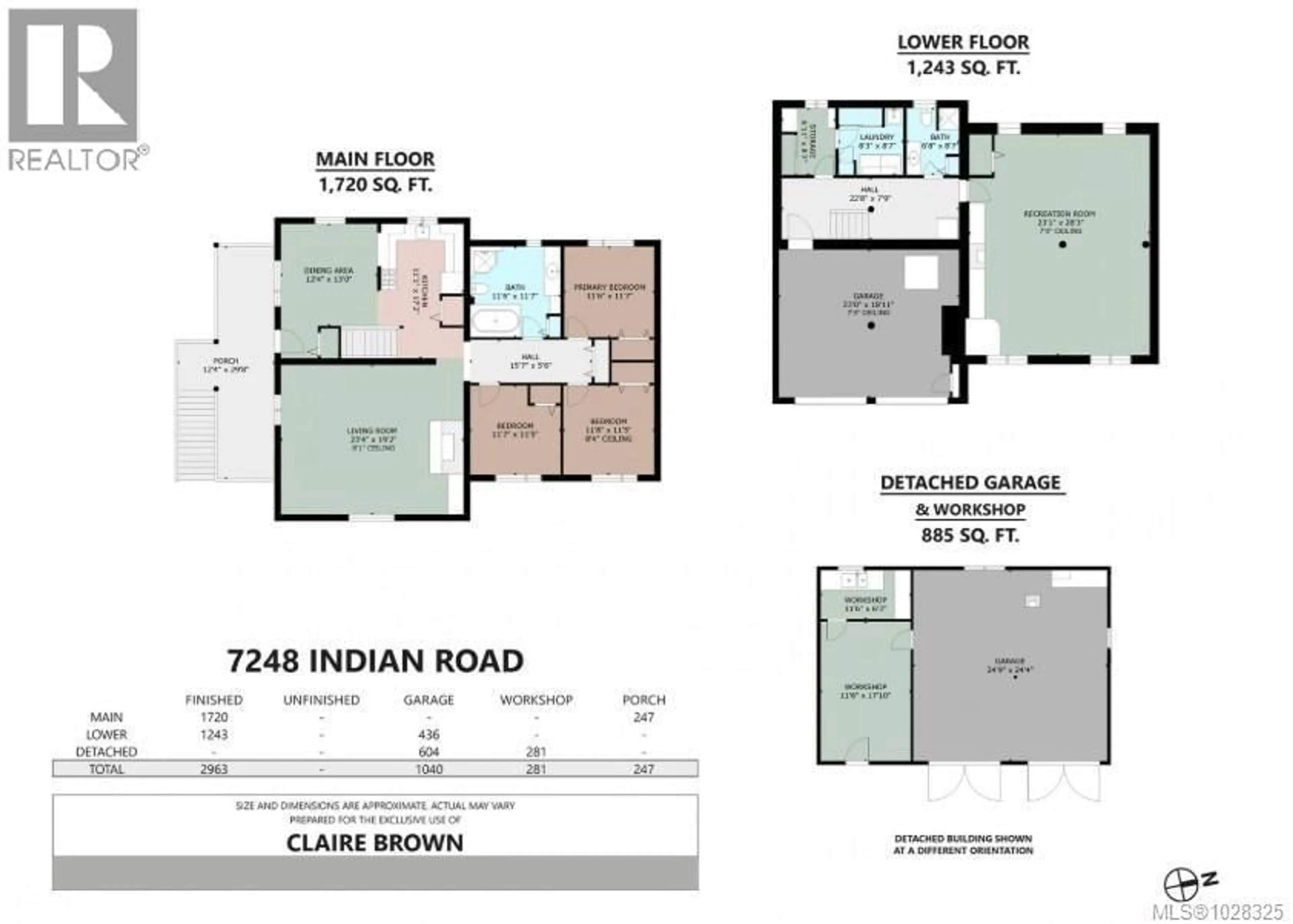 Floor plan for 7248 INDIAN ROAD, Lake Cowichan British Columbia V0R2G0