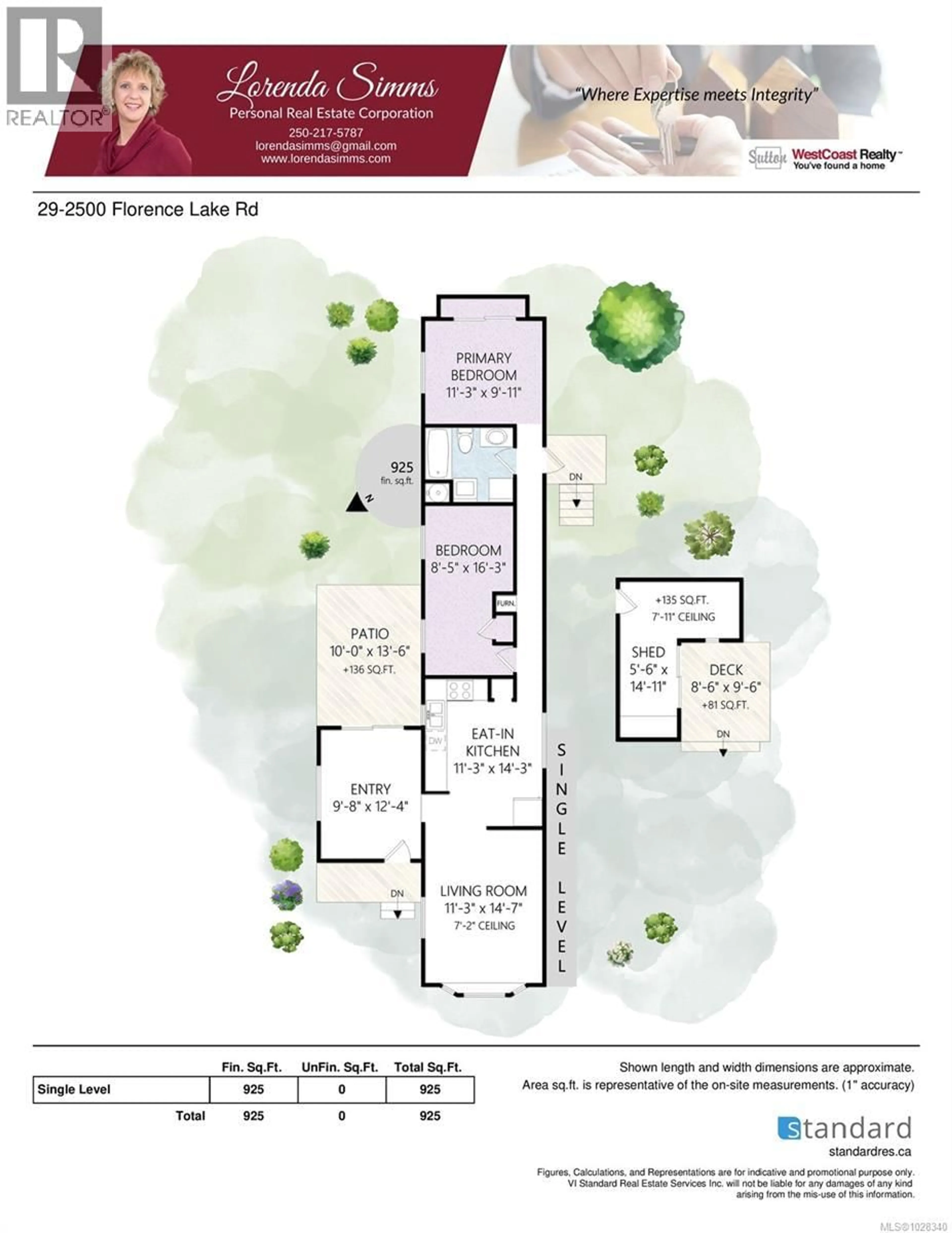 Floor plan for 29 - 2500 FLORENCE LAKE ROAD, Langford British Columbia V9C3T1