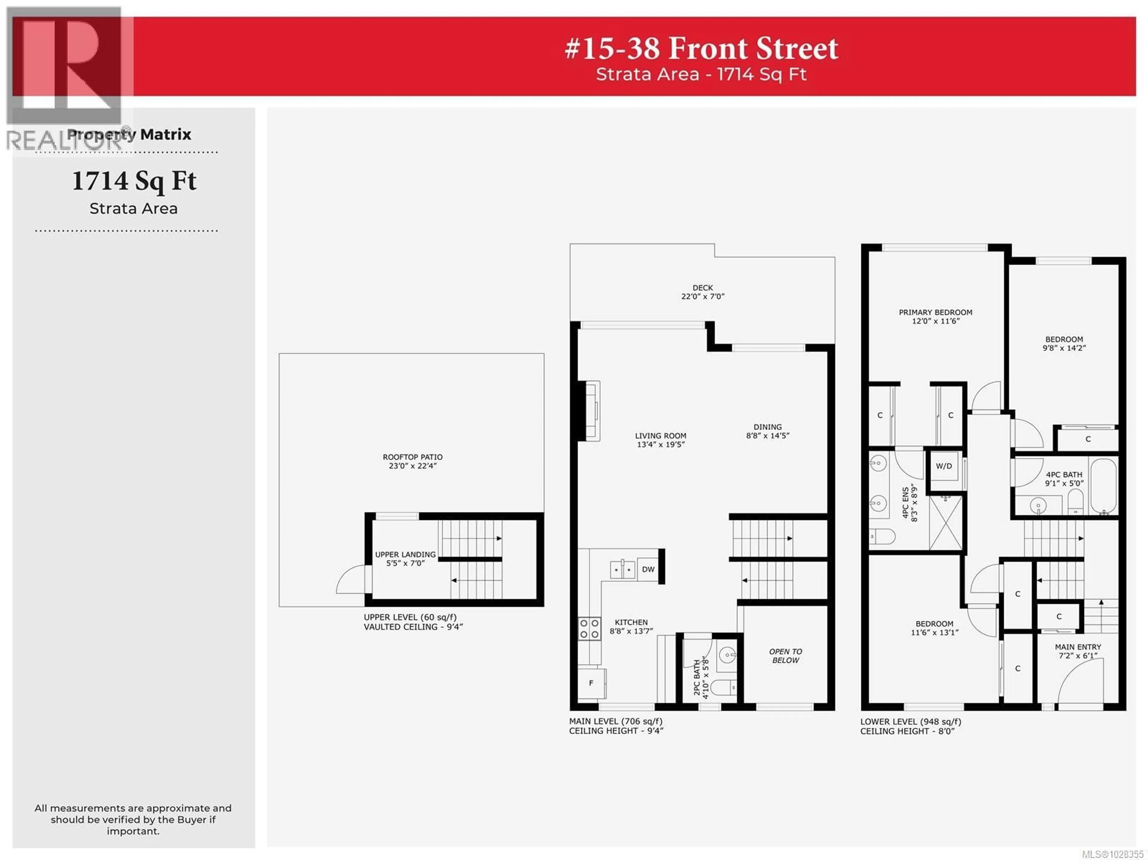 Floor plan for TH15 - 38 FRONT STREET, Nanaimo British Columbia V9R0B8