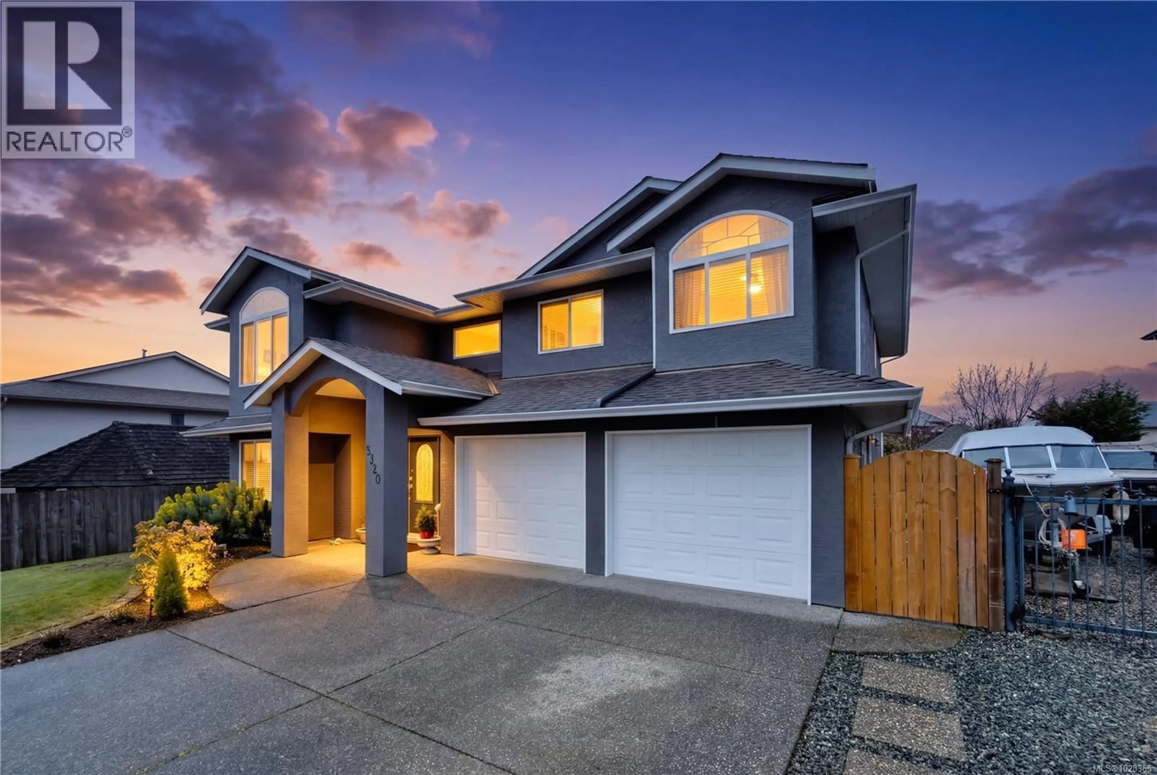 Home with vinyl exterior material, street for 5320 KENWILL DRIVE, Nanaimo British Columbia V9T5Z8