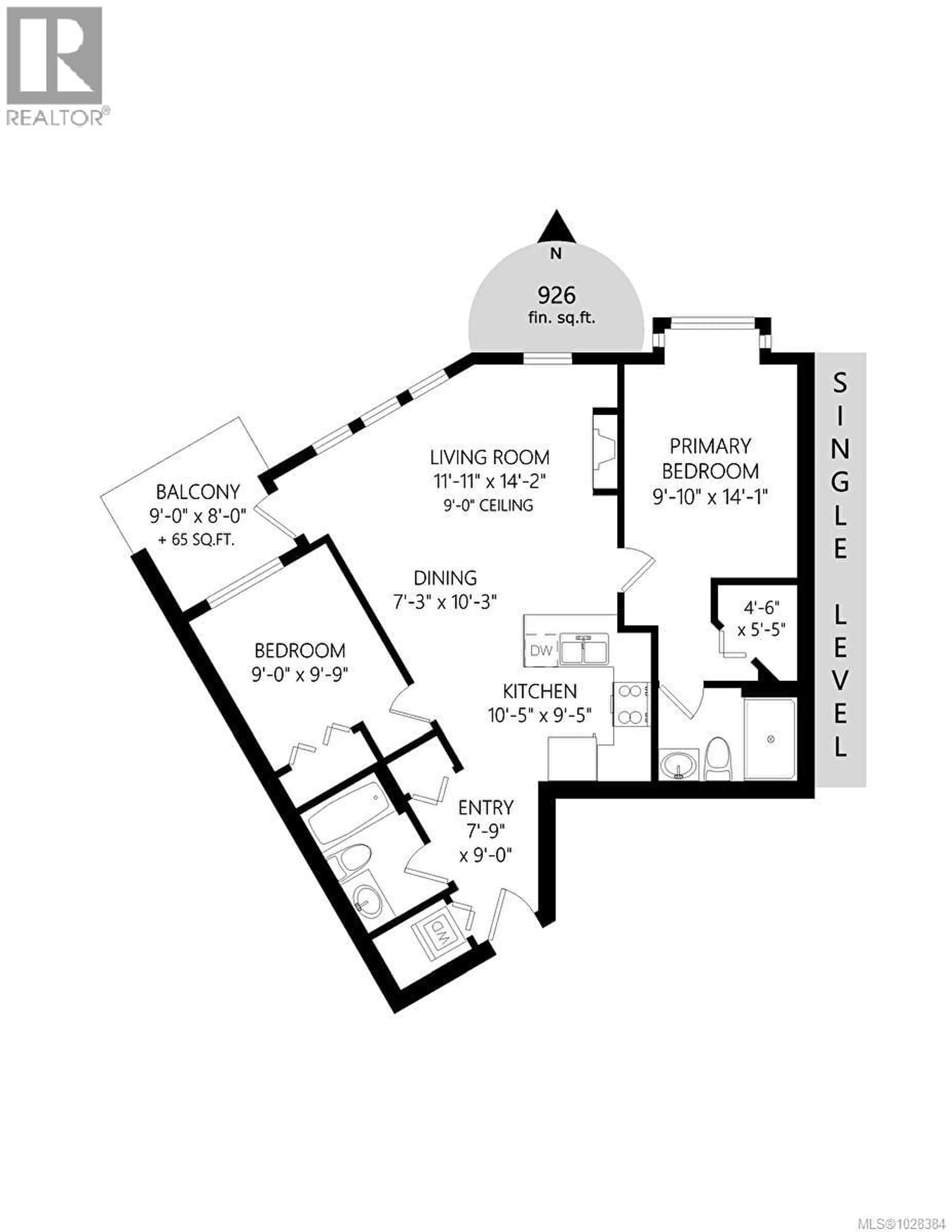 Floor plan for 308 - 101 NURSERY HILL DRIVE, View Royal British Columbia V9B0H5