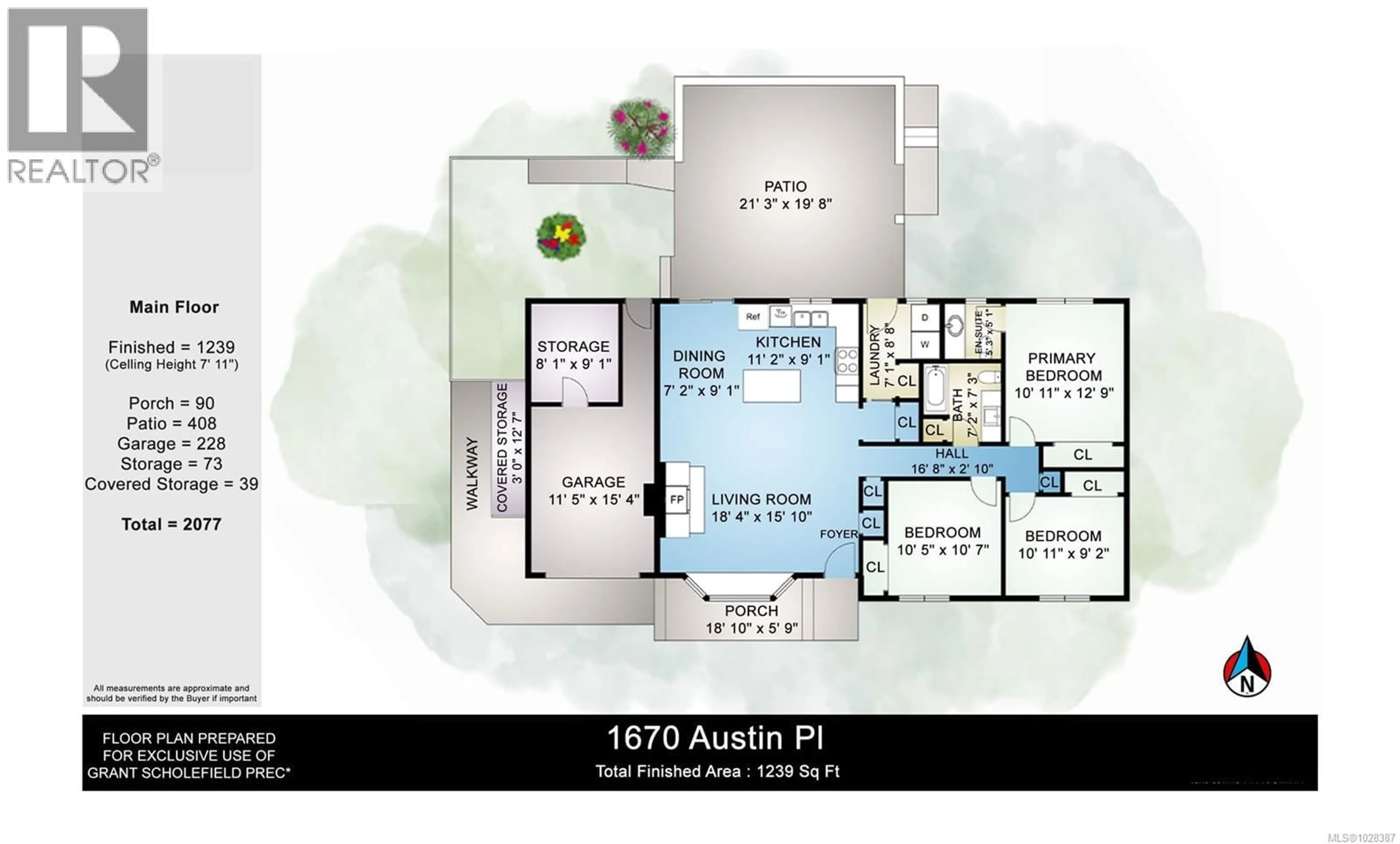 Floor plan for 1670 AUSTIN PLACE, Cowichan Bay British Columbia V0R1N1