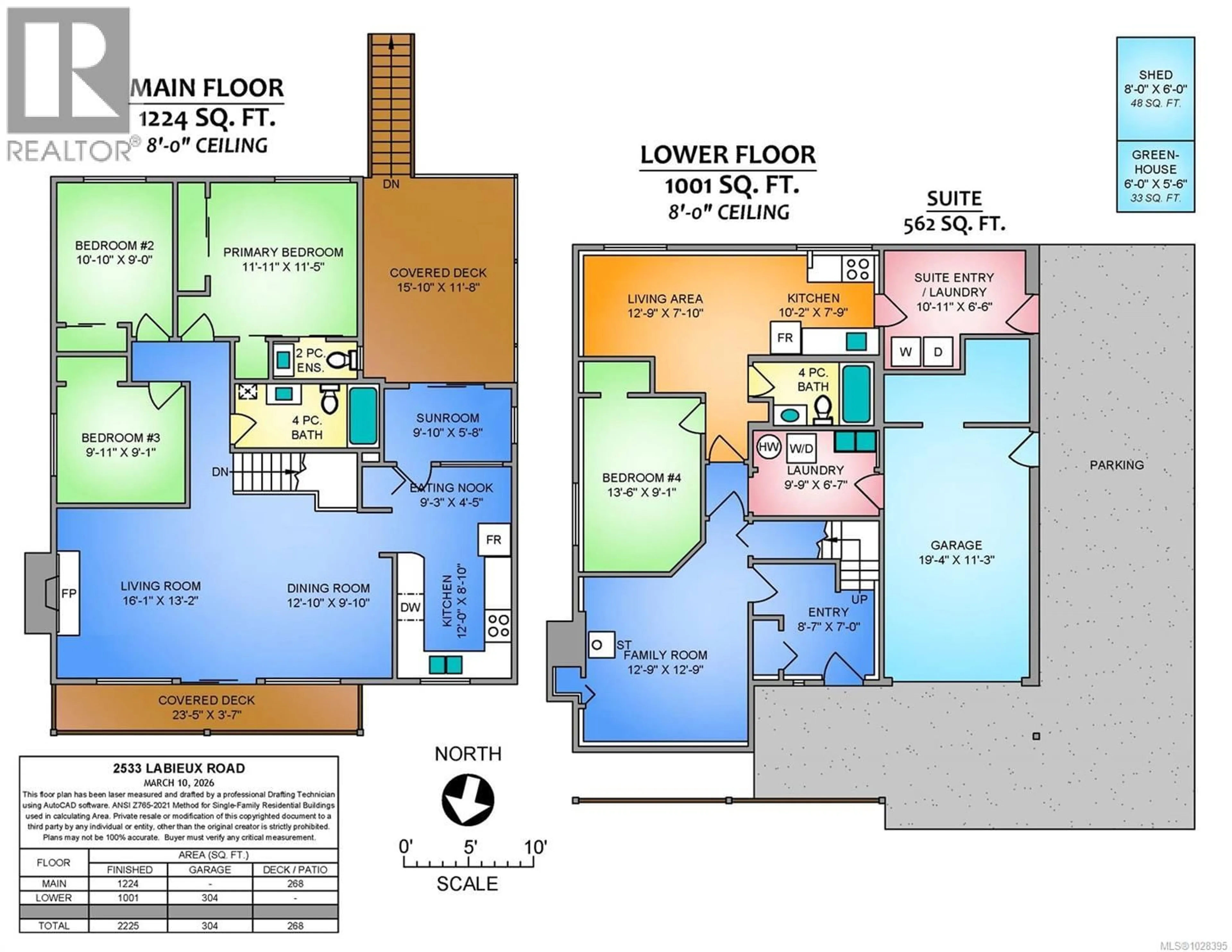 Floor plan for 2533 LABIEUX ROAD, Nanaimo British Columbia V9T3M8
