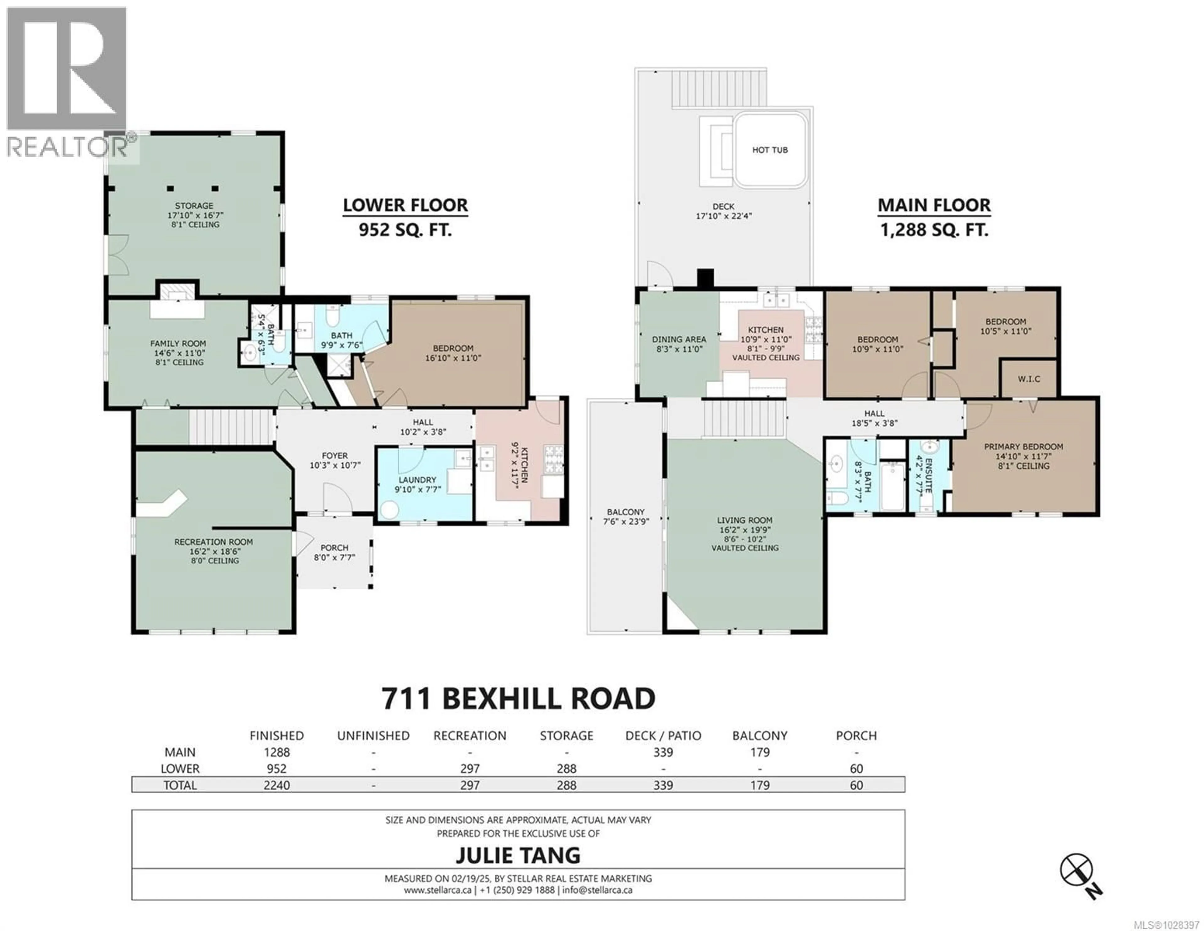 Floor plan for 711 BEXHILL ROAD, Colwood British Columbia V9C3P9