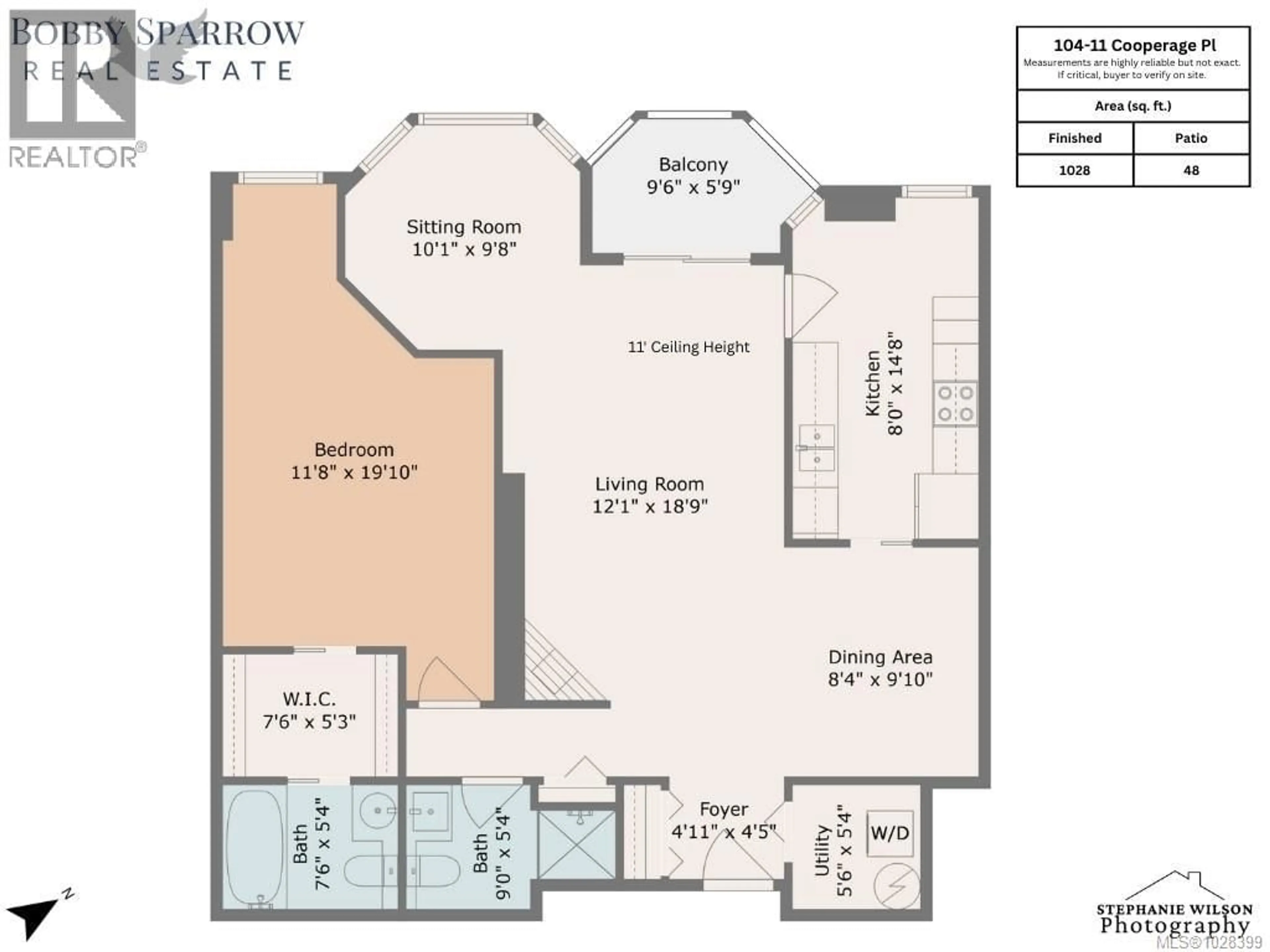 Floor plan for 104 - 11 COOPERAGE PLACE, Victoria British Columbia V9A7J9