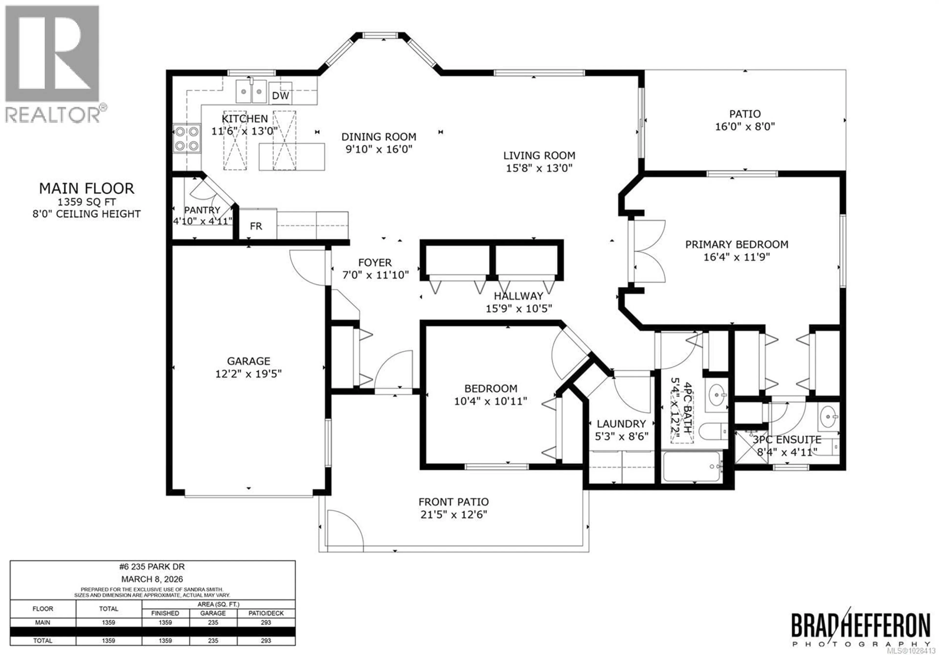 Floor plan for 6 - 235 PARK DRIVE, Salt Spring British Columbia V8K2R6
