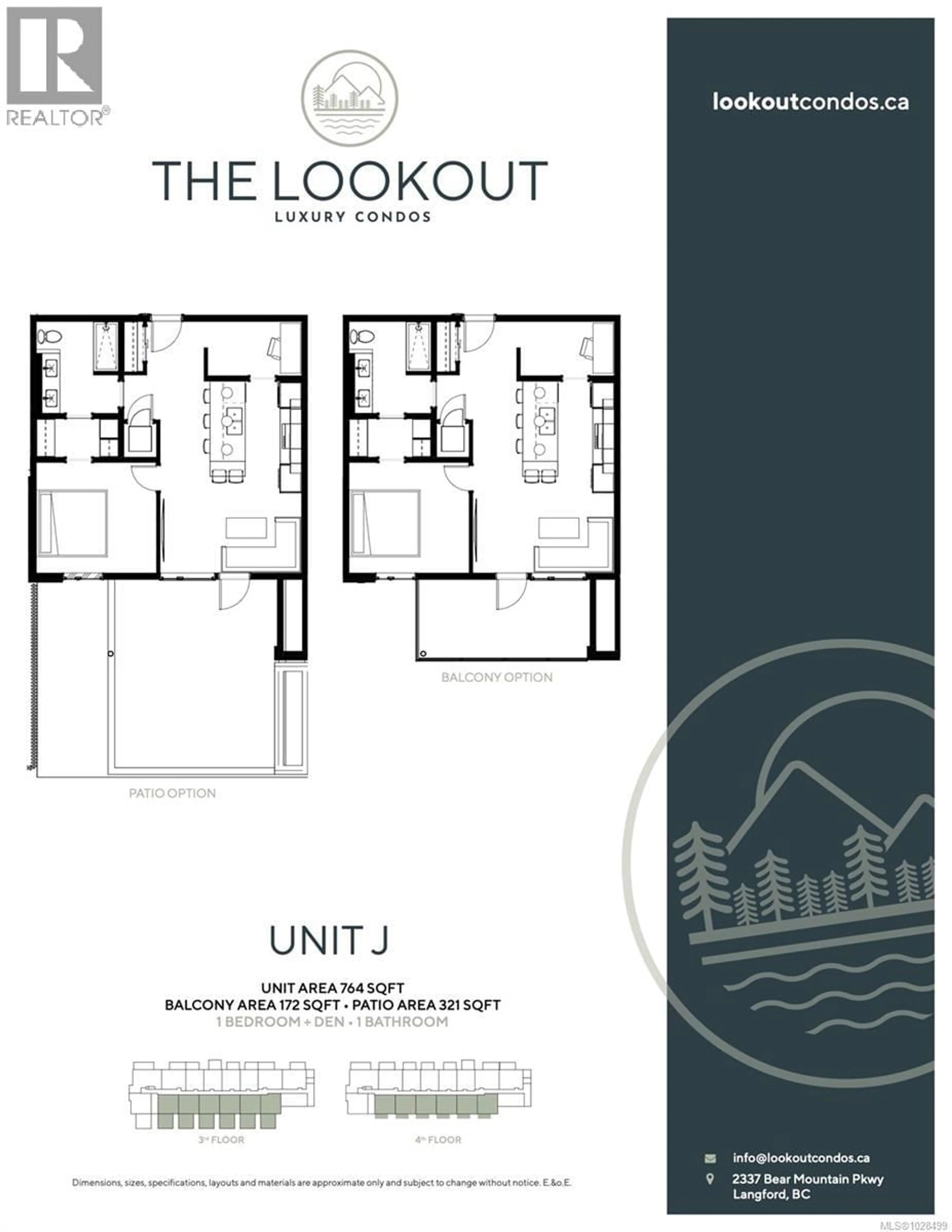 Floor plan for 305 - 2341 BEAR MOUNTAIN PARKWAY, Langford British Columbia V9B6V1