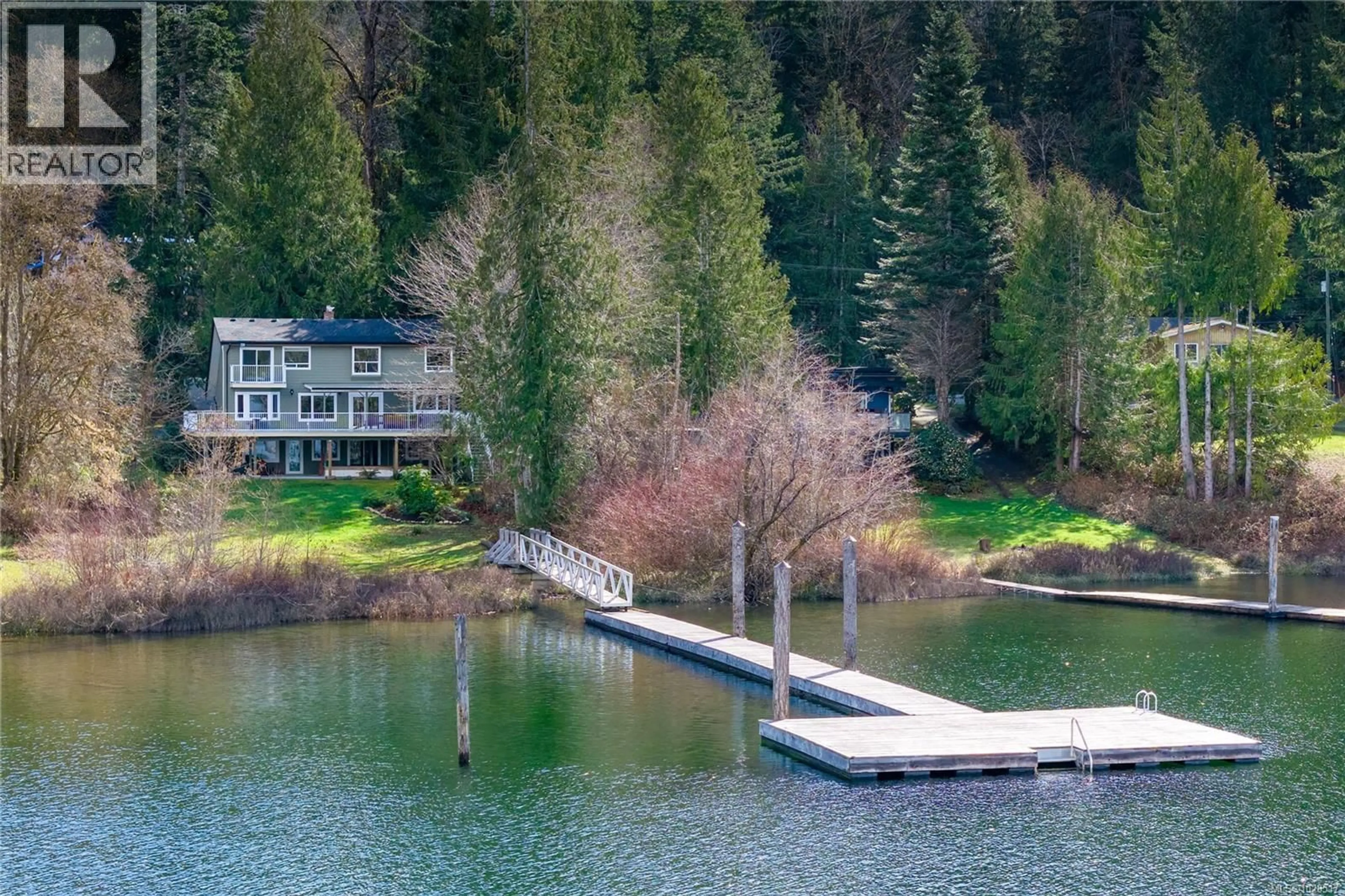 A pic from outside/outdoor area/front of a property/back of a property/a pic from drone, water/lake/river/ocean view for 9461 FABER ROAD, Port Alberni British Columbia V9Y9C4