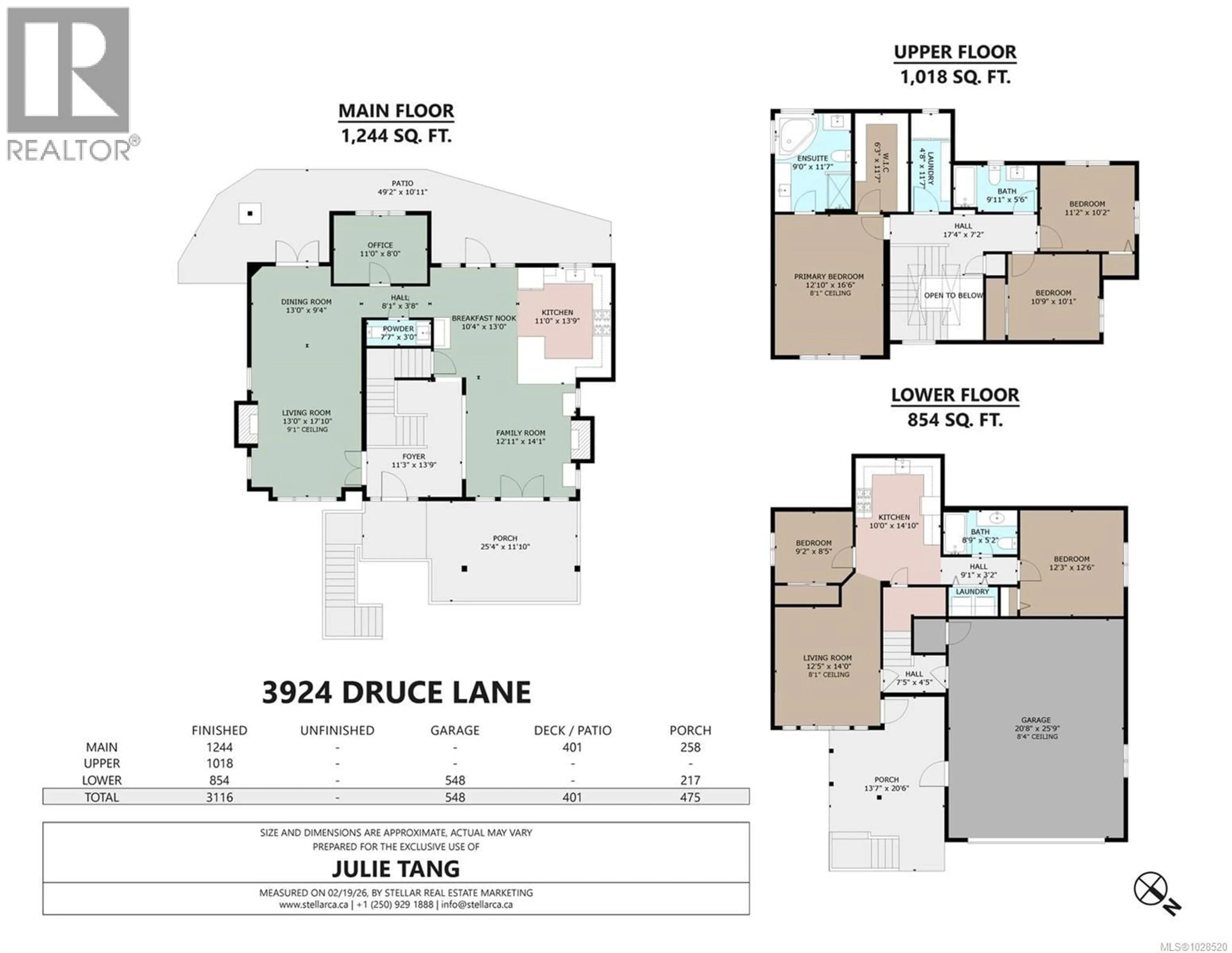 Floor plan for 3924 DRUCE LANE, Saanich British Columbia V8P0A2