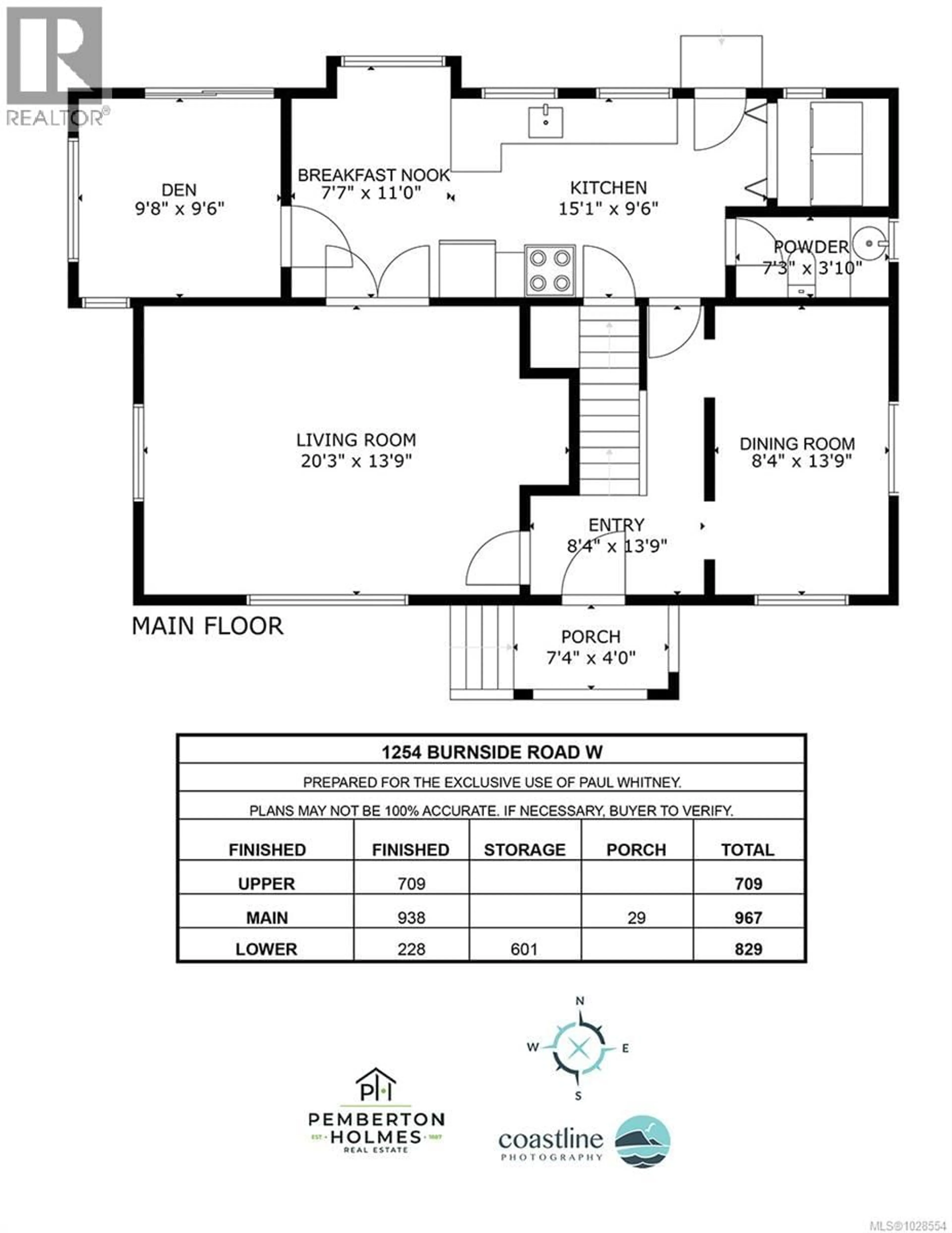 Floor plan for 1254 BURNSIDE ROAD WEST, View Royal British Columbia V8Z1N9