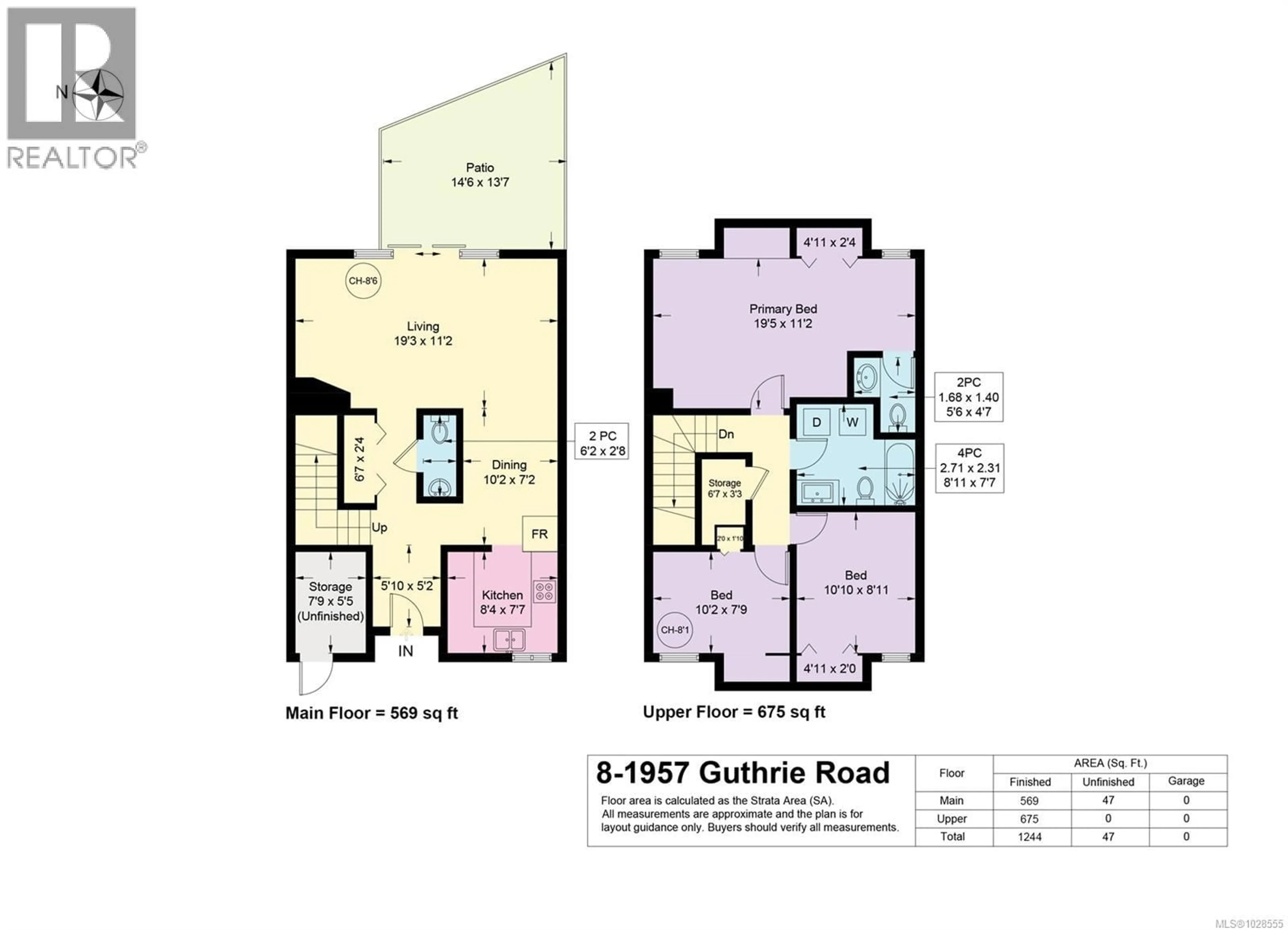 Floor plan for 8 - 1957 GUTHRIE ROAD, Comox British Columbia V9M2J2