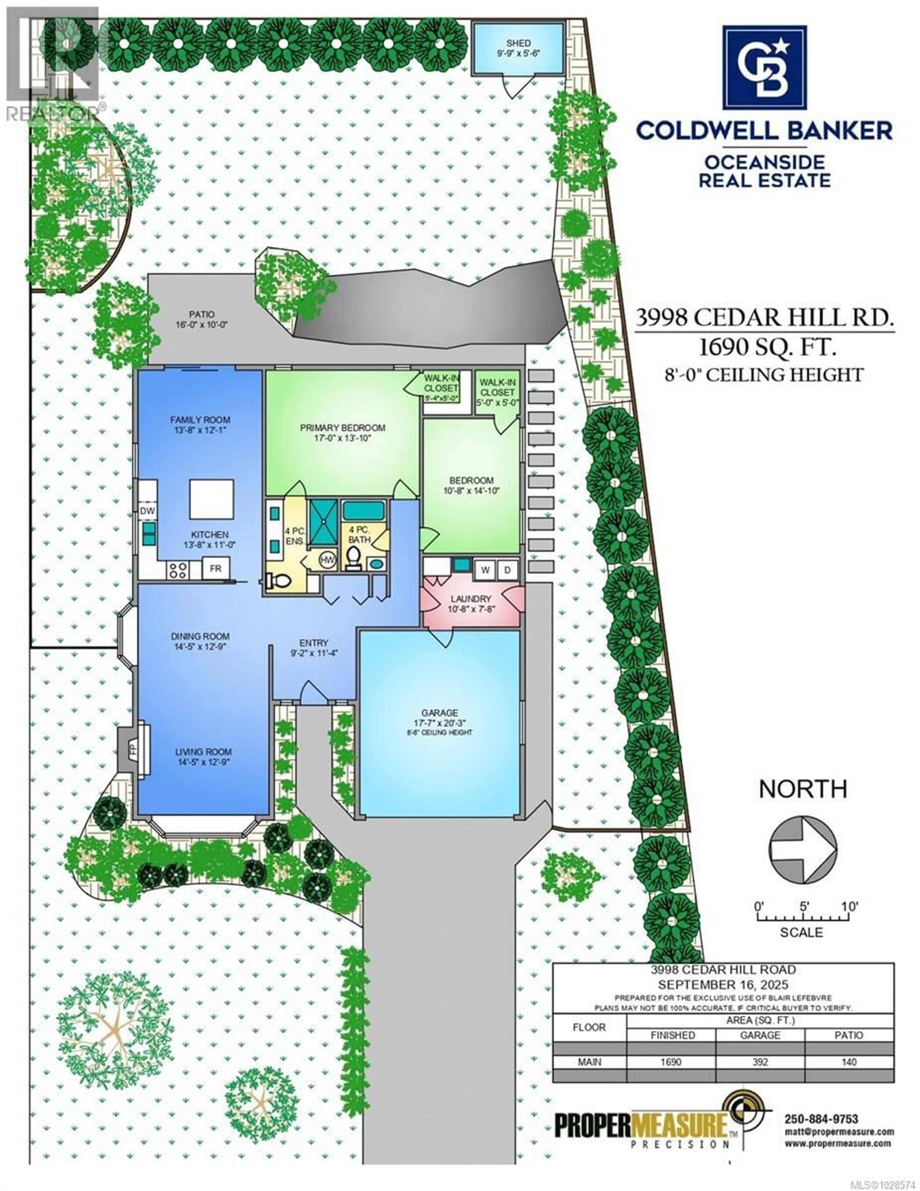 Floor plan for 3998 CEDAR HILL ROAD, Saanich British Columbia V8N3C1