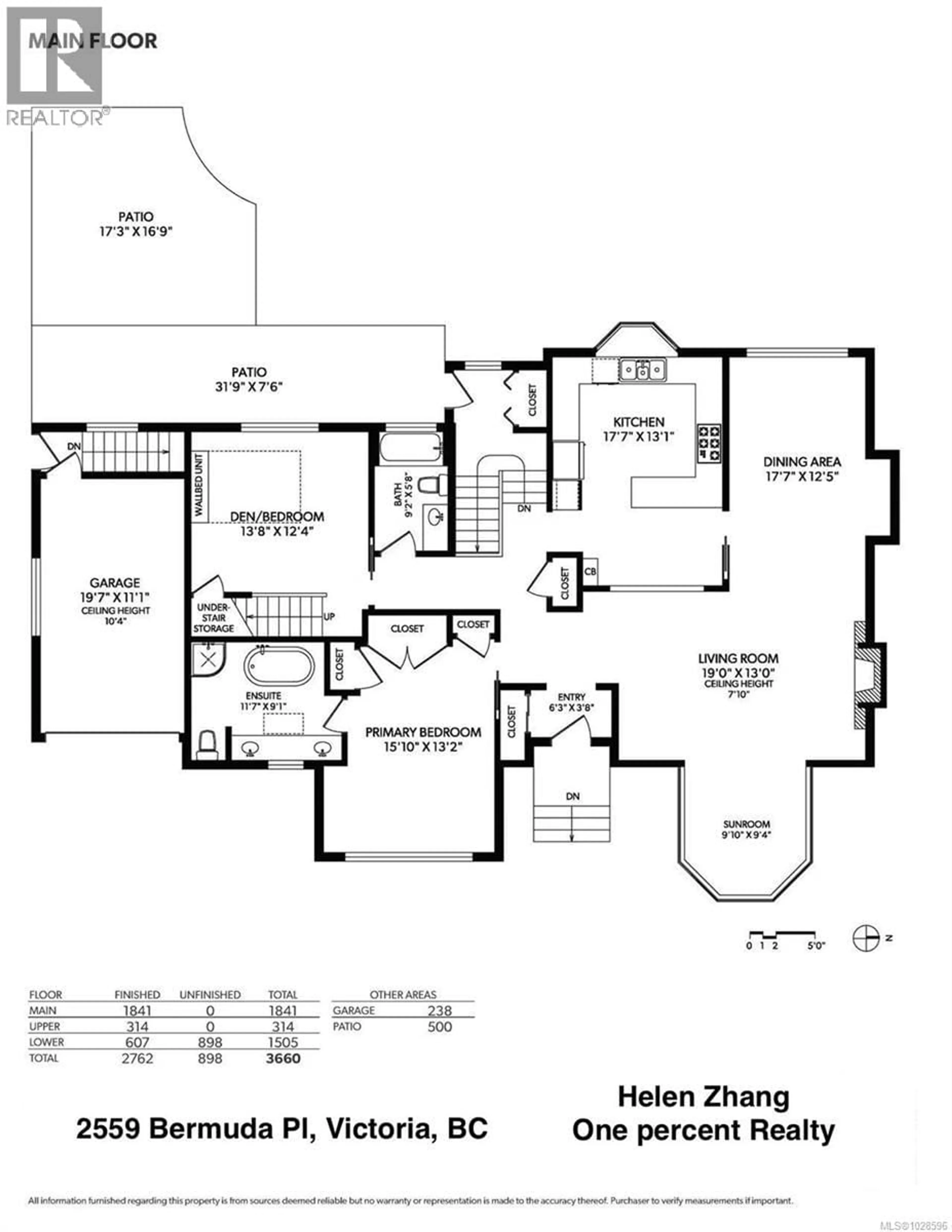 Floor plan for 2559 BERMUDA PLACE, Saanich British Columbia V8P3G2