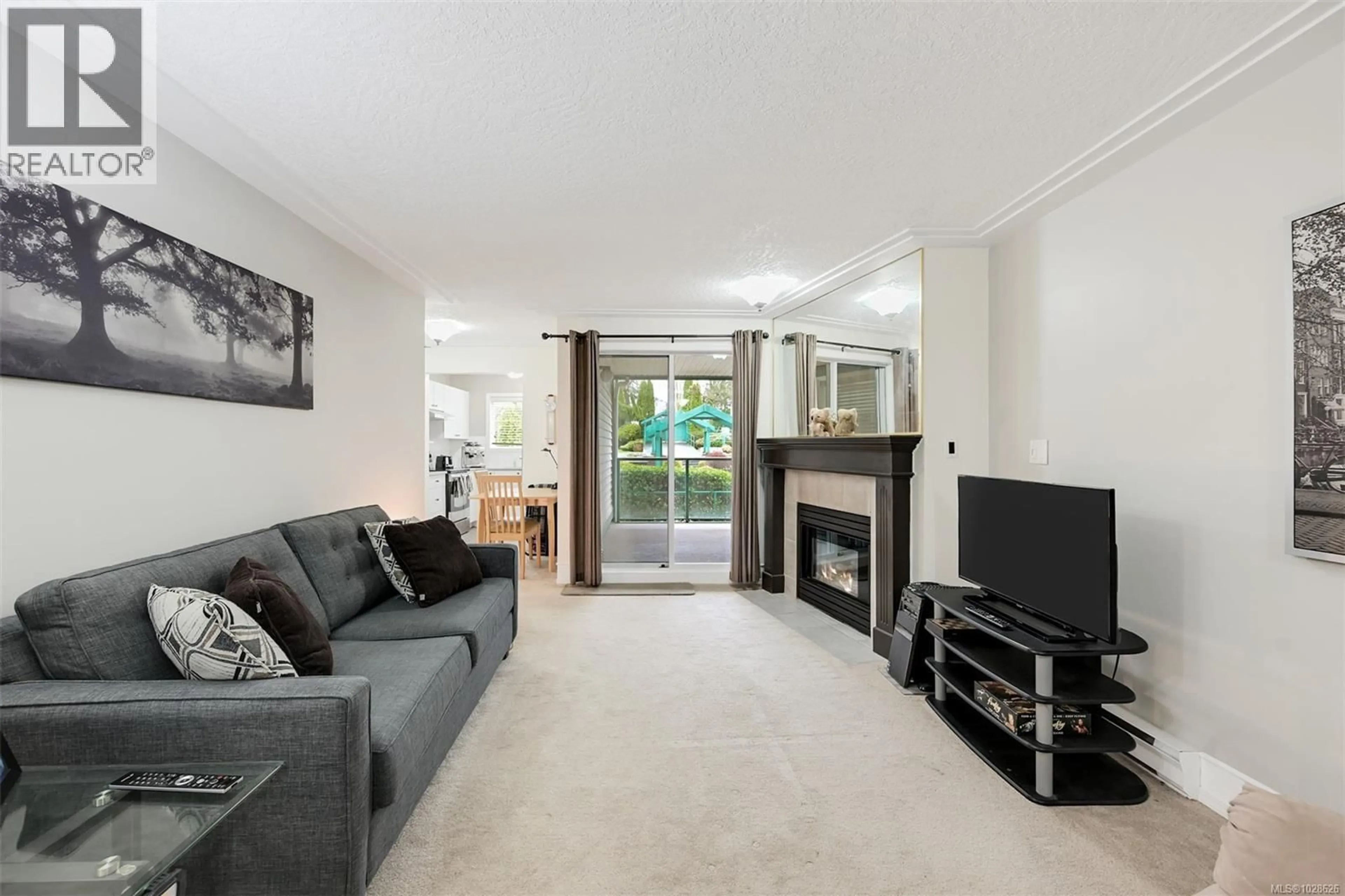 Living room with furniture, unknown for 208 - 894 VERNON AVENUE, Saanich British Columbia V8X2W6