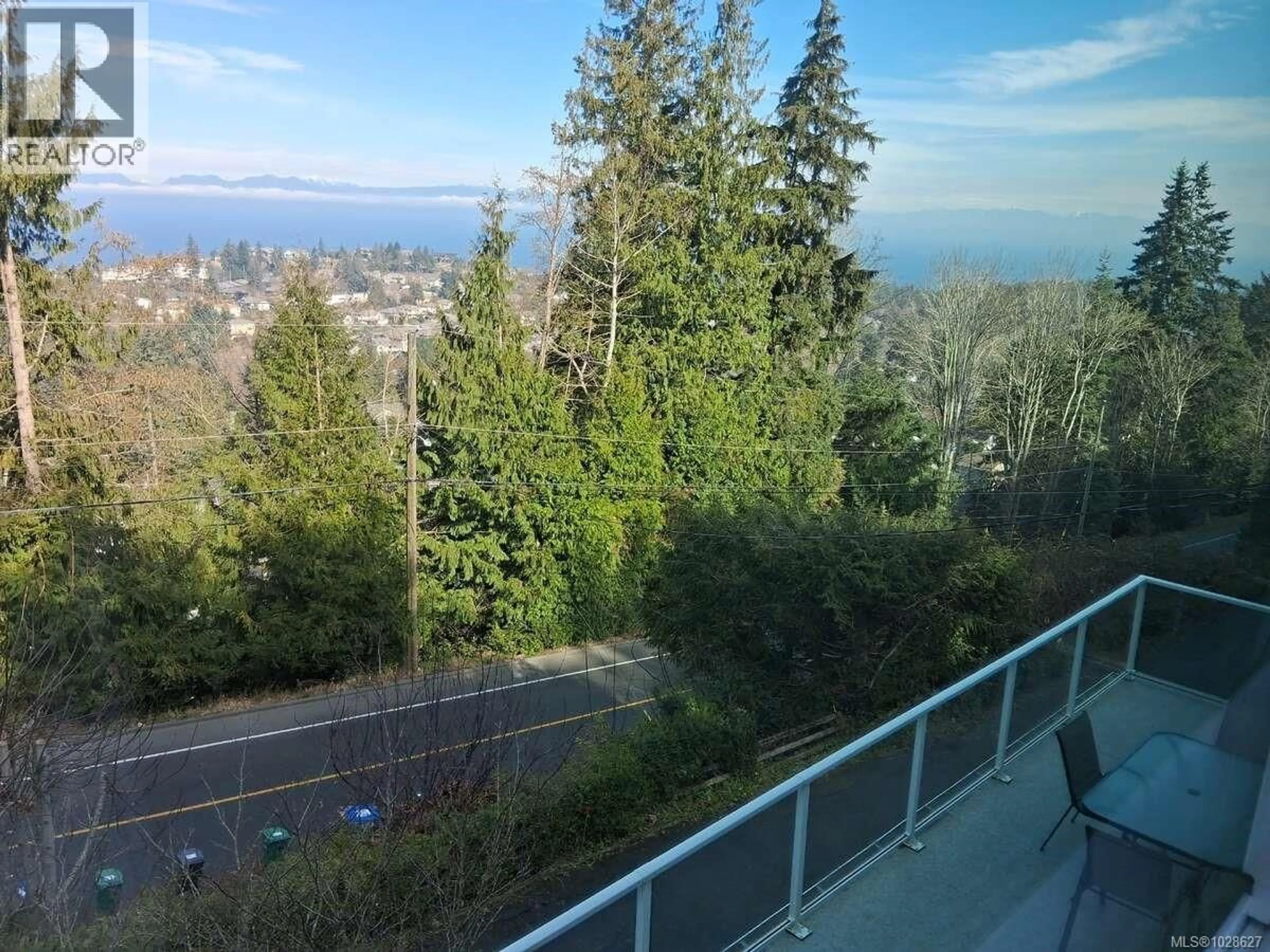 Balcony in the apartment, forest/trees view for 4955 LAGUNA WAY, Nanaimo British Columbia V9T5L7