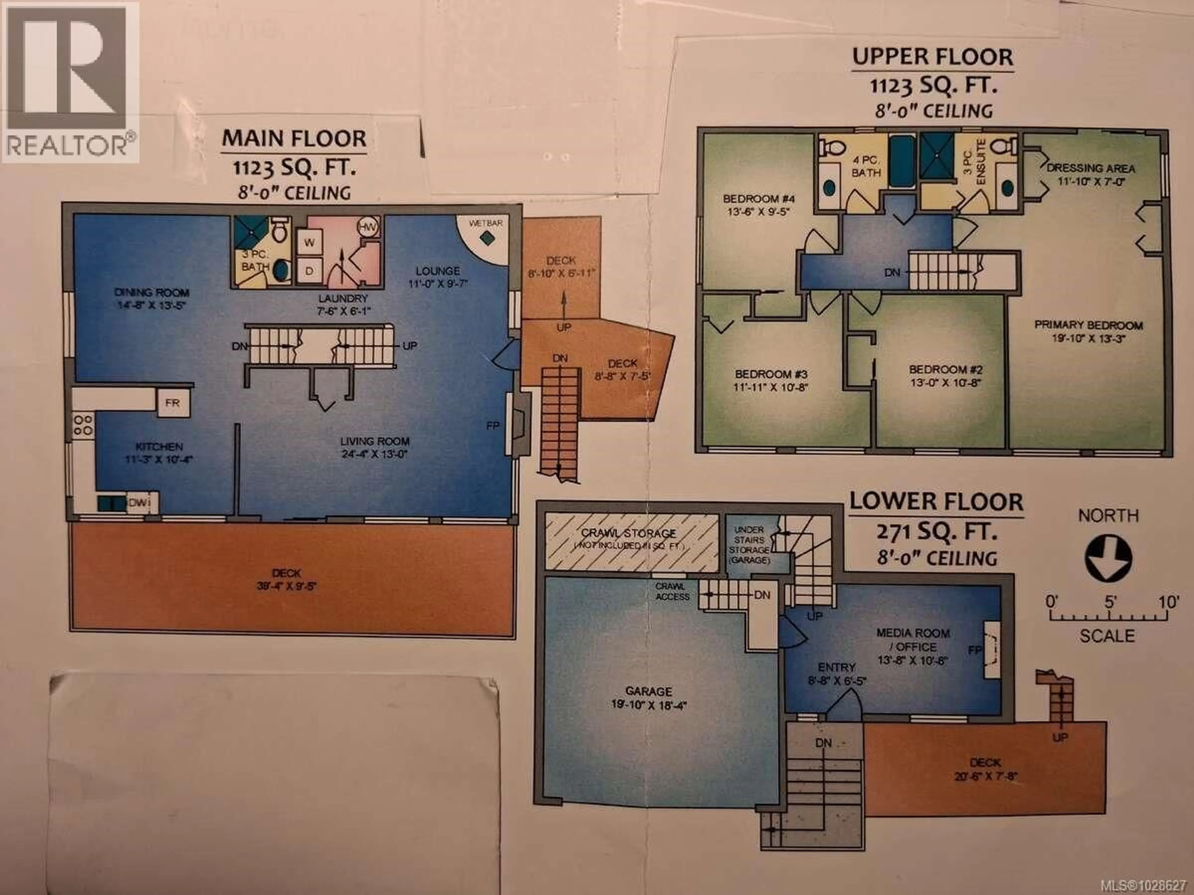 Floor plan for 4955 LAGUNA WAY, Nanaimo British Columbia V9T5L7