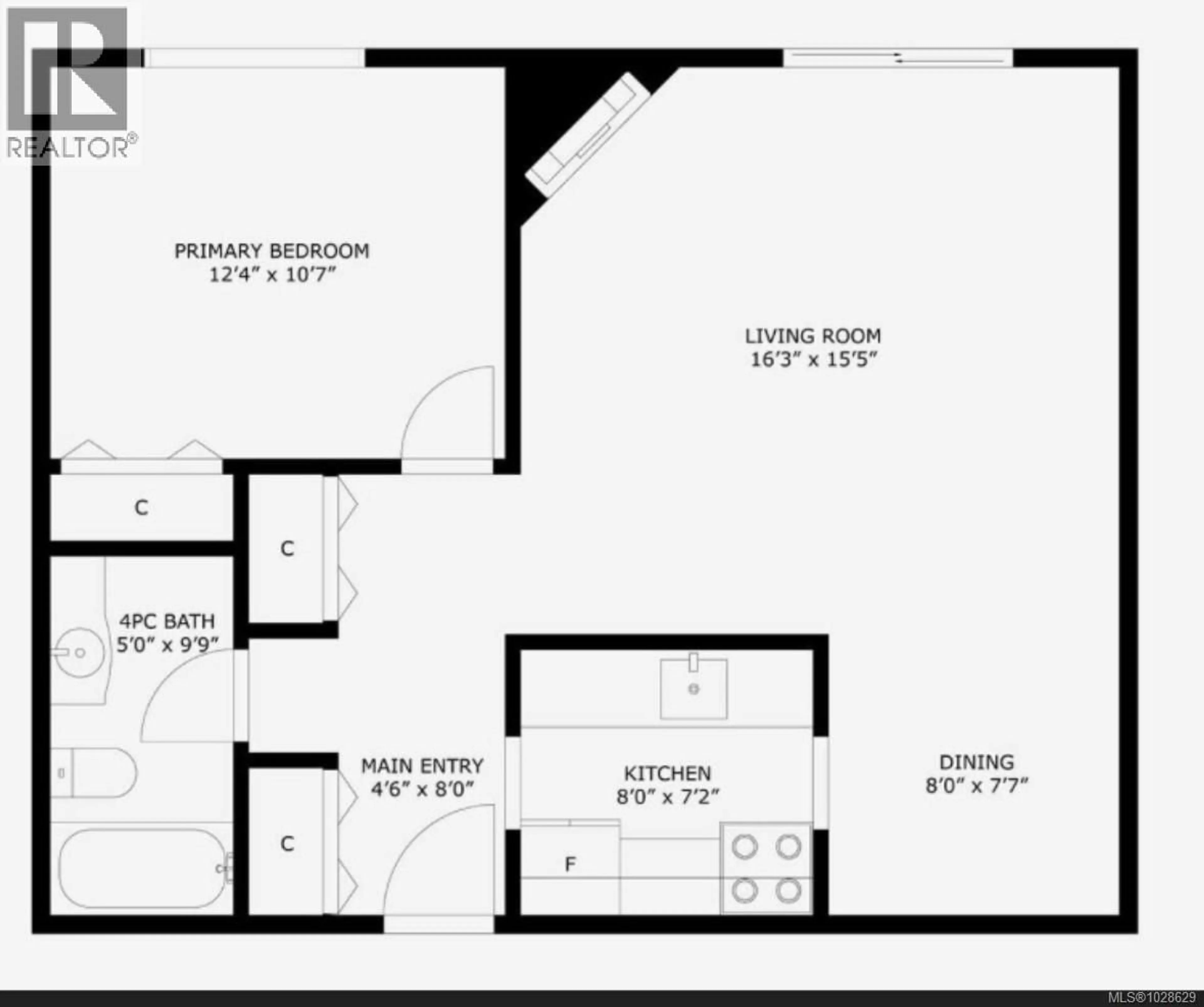 Floor plan for 107 - 363 MORISON AVENUE, Parksville British Columbia V9P1P4