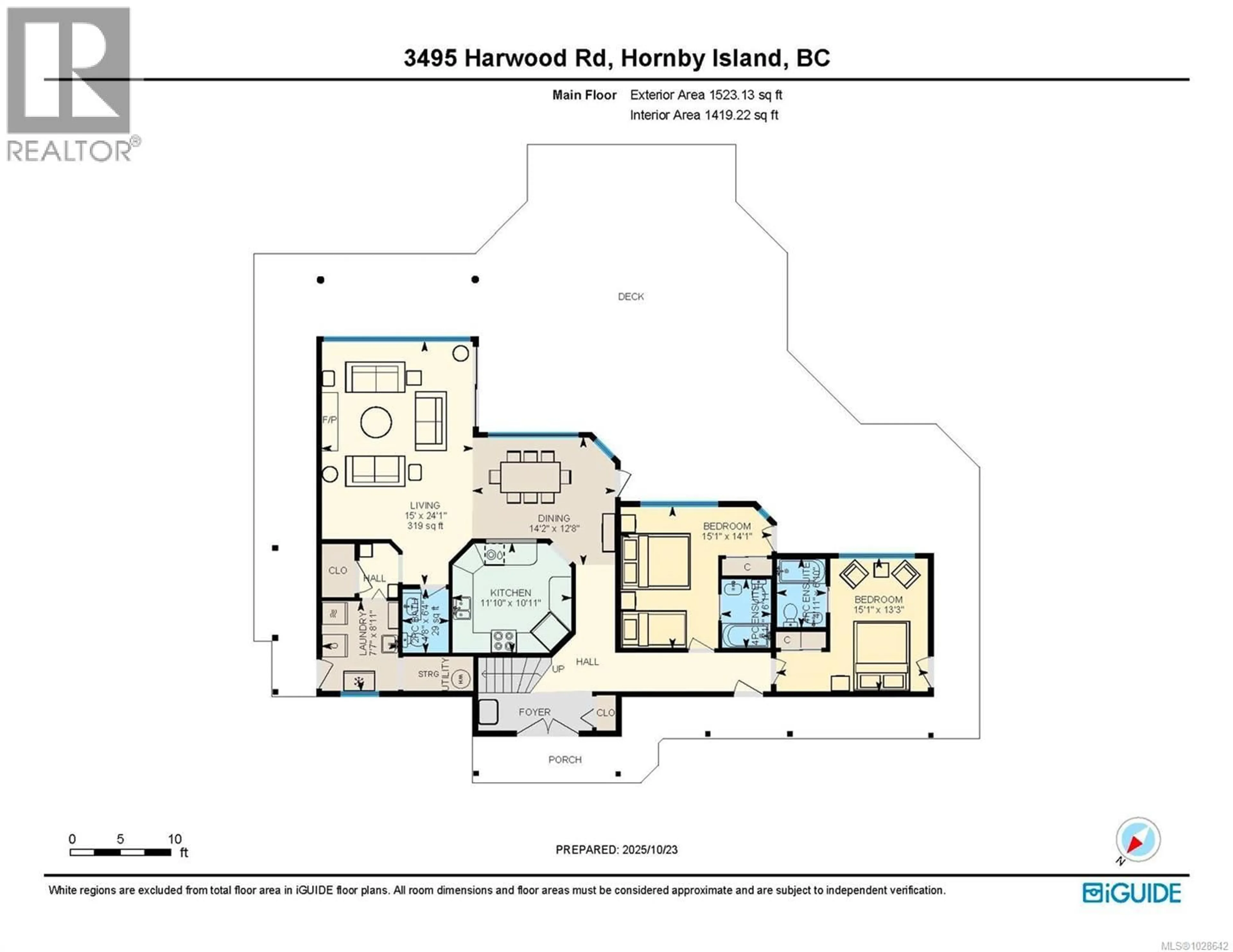 Floor plan for 3495 HARWOOD ROAD, Hornby Island British Columbia V0R1Z0