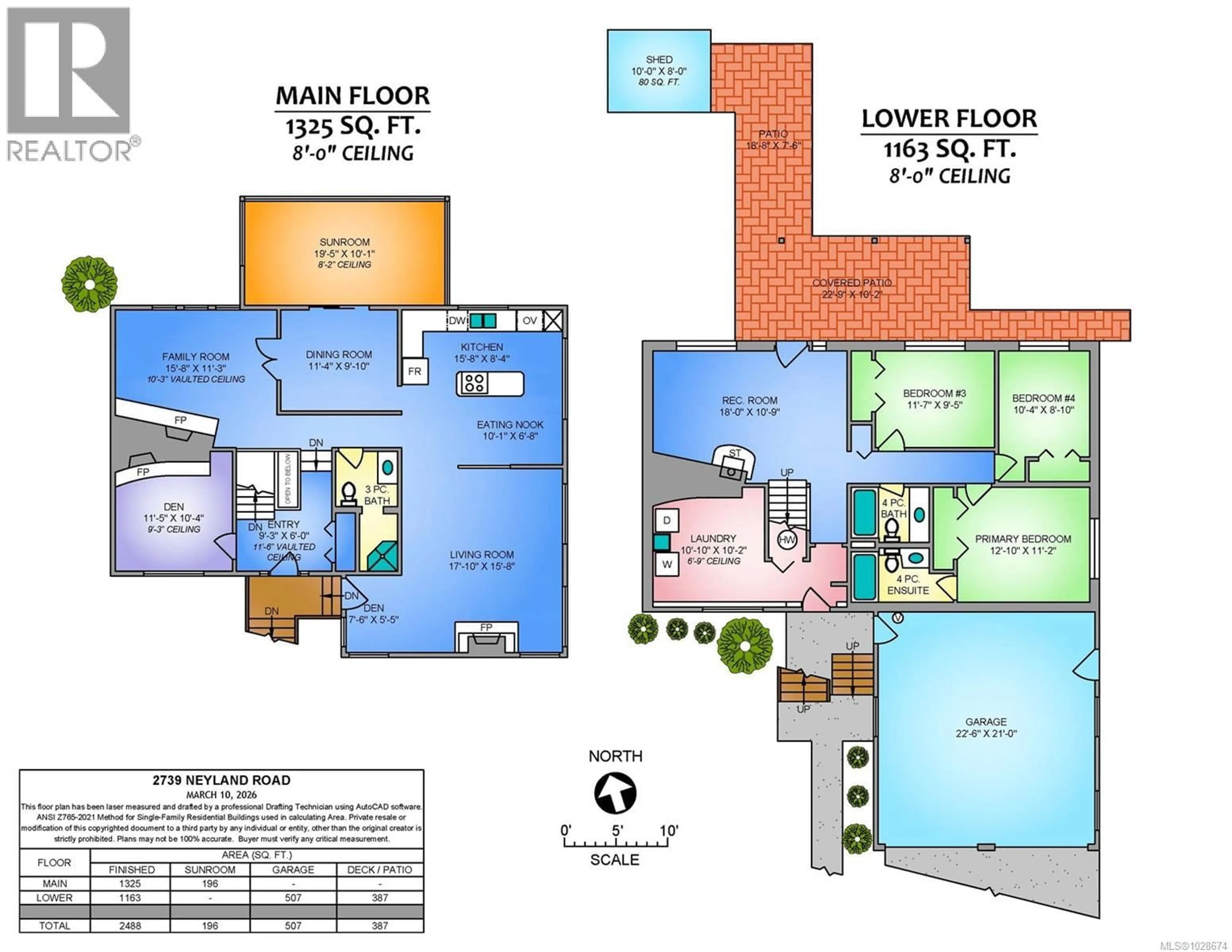 Floor plan for 2739 NEYLAND ROAD, Nanaimo British Columbia V9T4E4