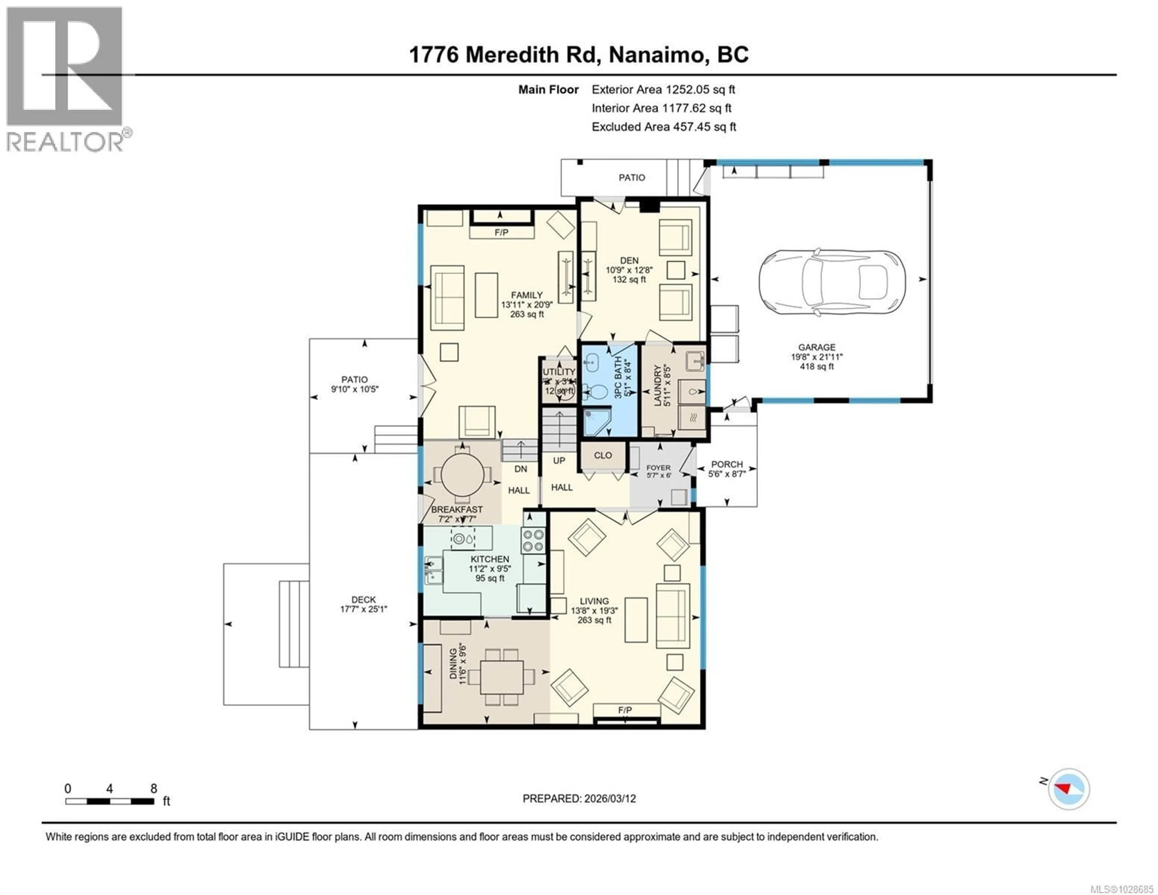 Floor plan for 1776 MEREDITH ROAD, Nanaimo British Columbia V9S2M4