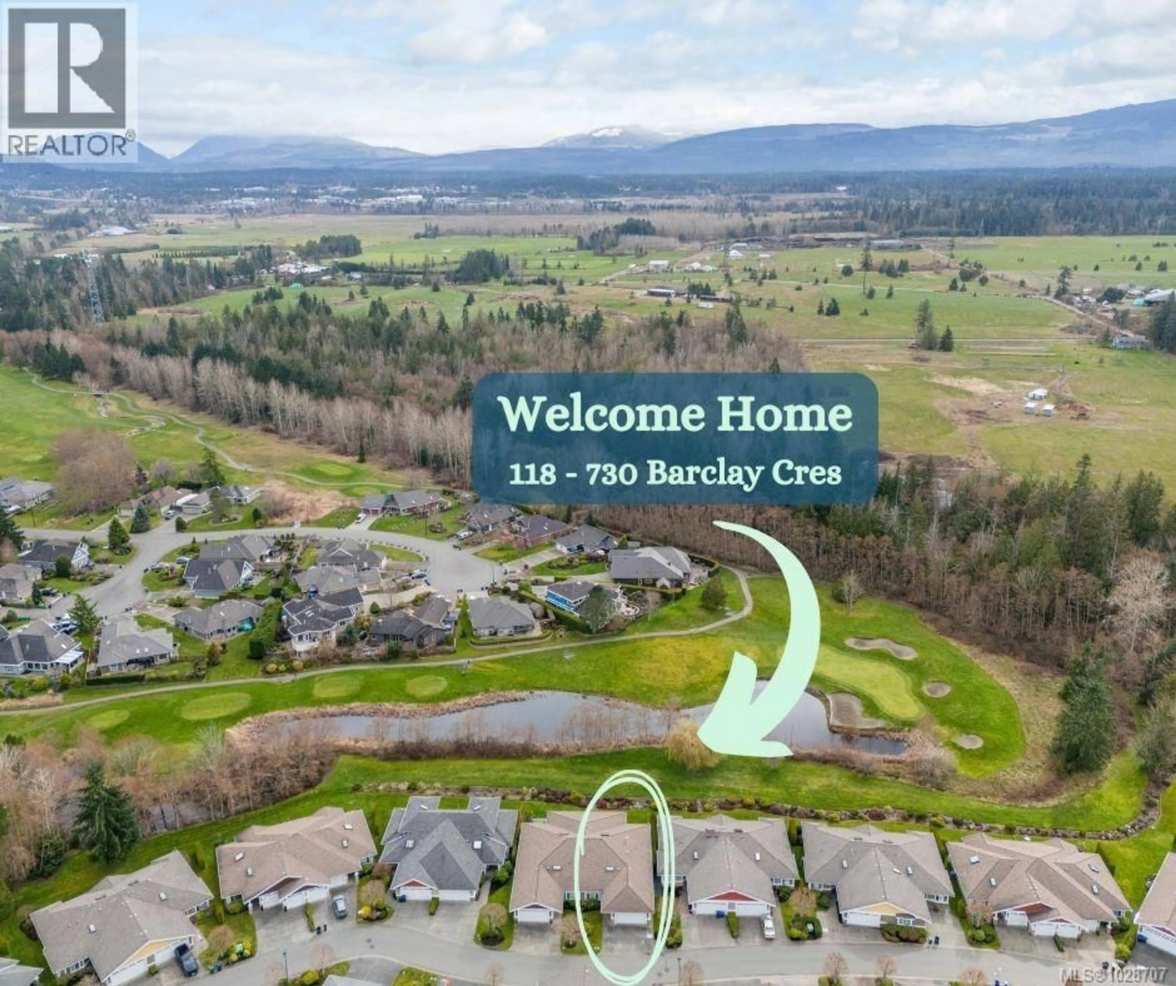 A pic from outside/outdoor area/front of a property/back of a property/a pic from drone, water/lake/river/ocean view for 118 - 730 BARCLAY CRESCENT, Parksville British Columbia V9P2Z3