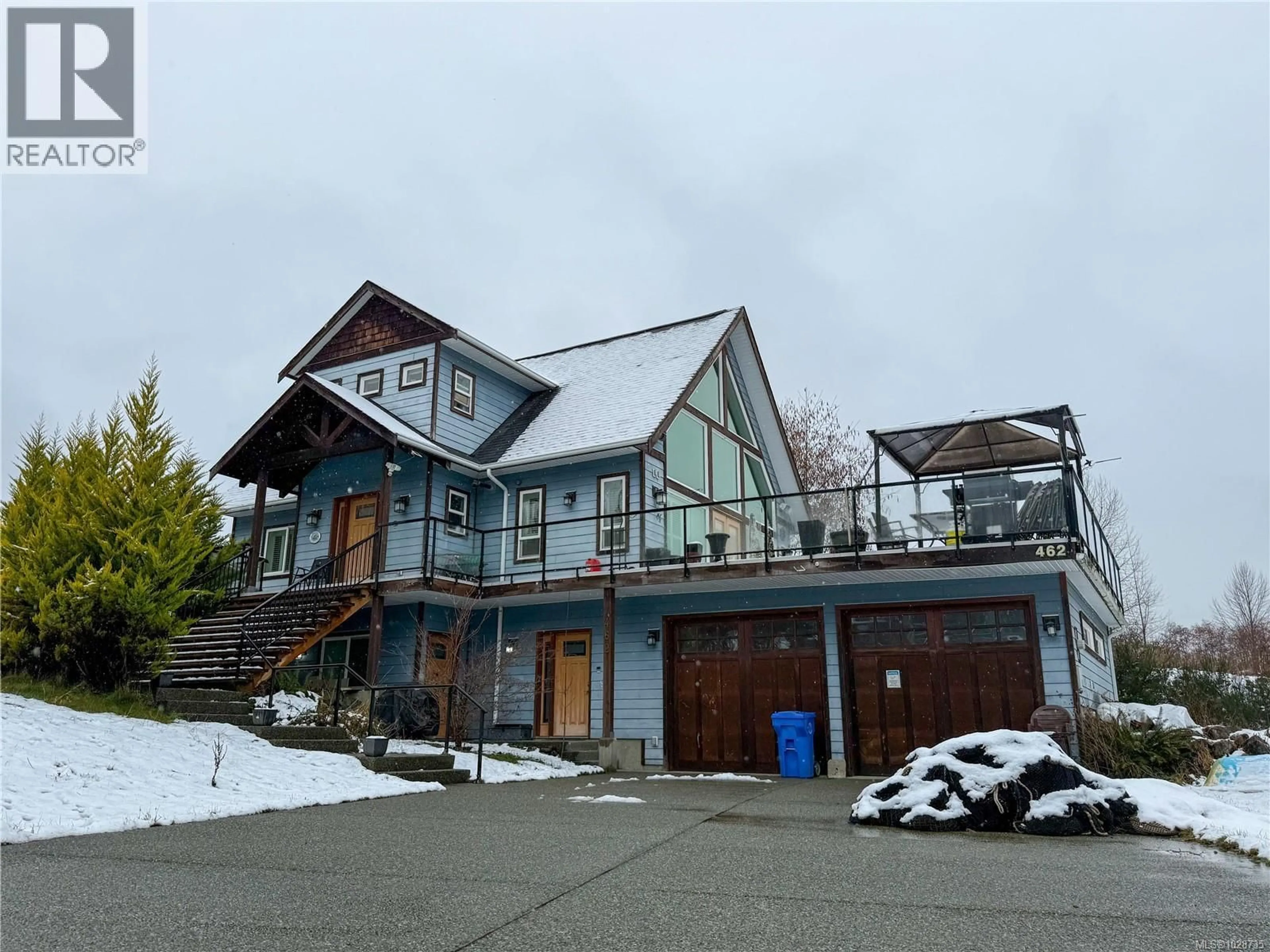 A pic from outside/outdoor area/front of a property/back of a property/a pic from drone, unknown for 462 POINT IDEAL DRIVE, Lake Cowichan British Columbia V0R2G0