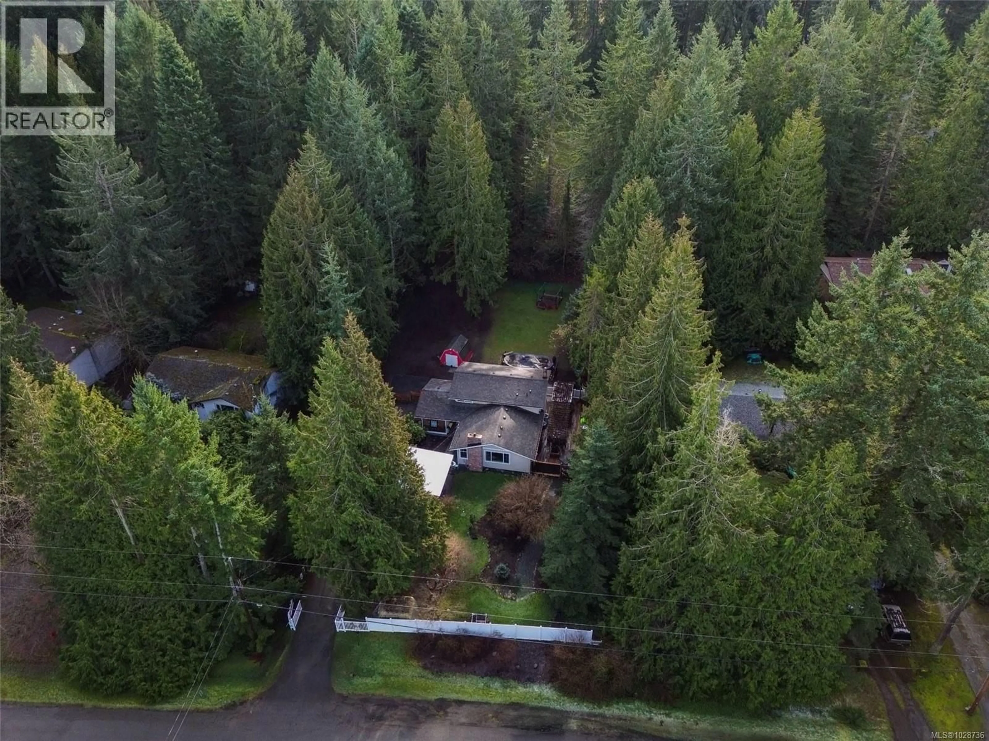 A pic from outside/outdoor area/front of a property/back of a property/a pic from drone, forest/trees view for 1116 CHEEKE ROAD, Cobble Hill British Columbia V0R1L4