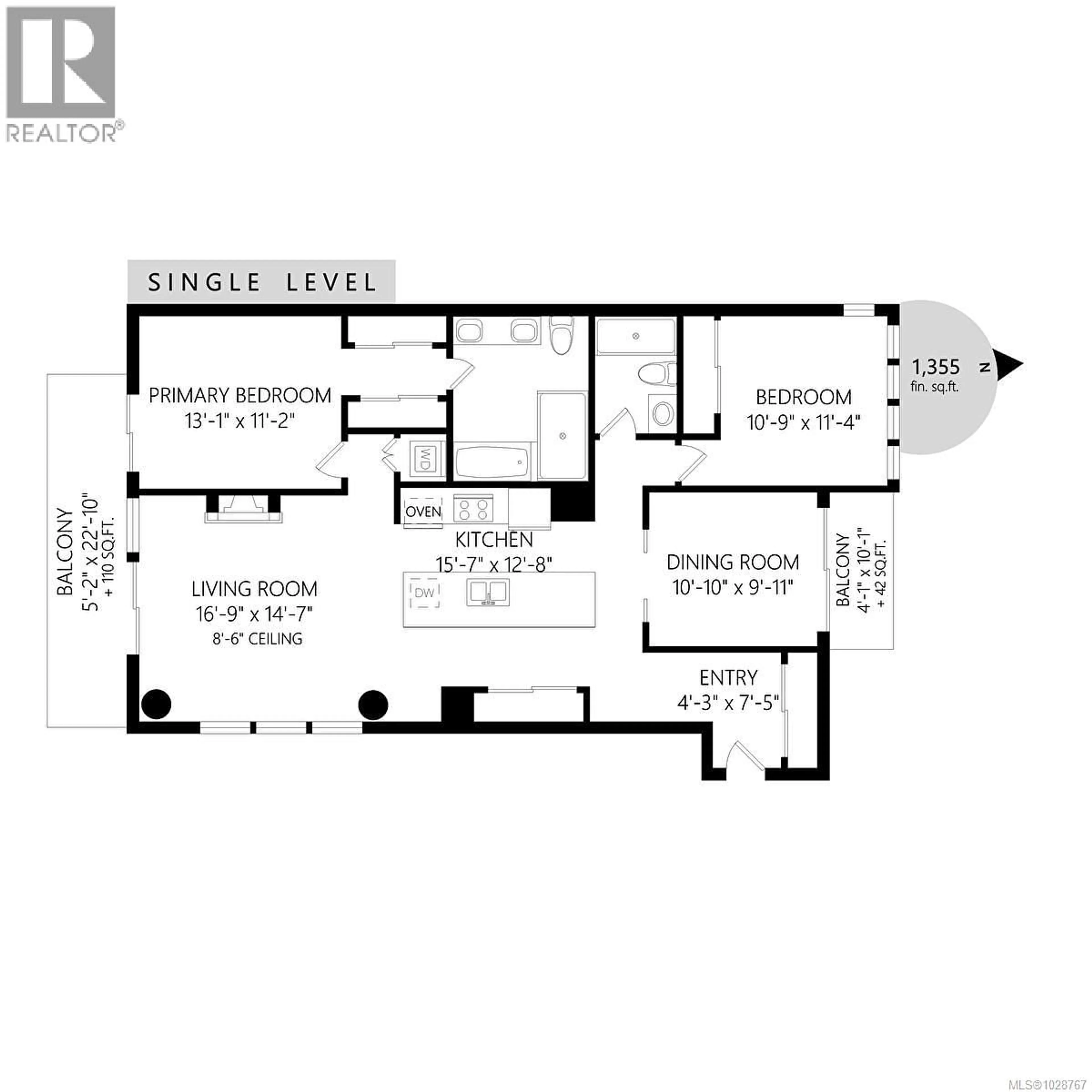 Floor plan for 707 - 708 BURDETT AVENUE, Victoria British Columbia V8W0A8