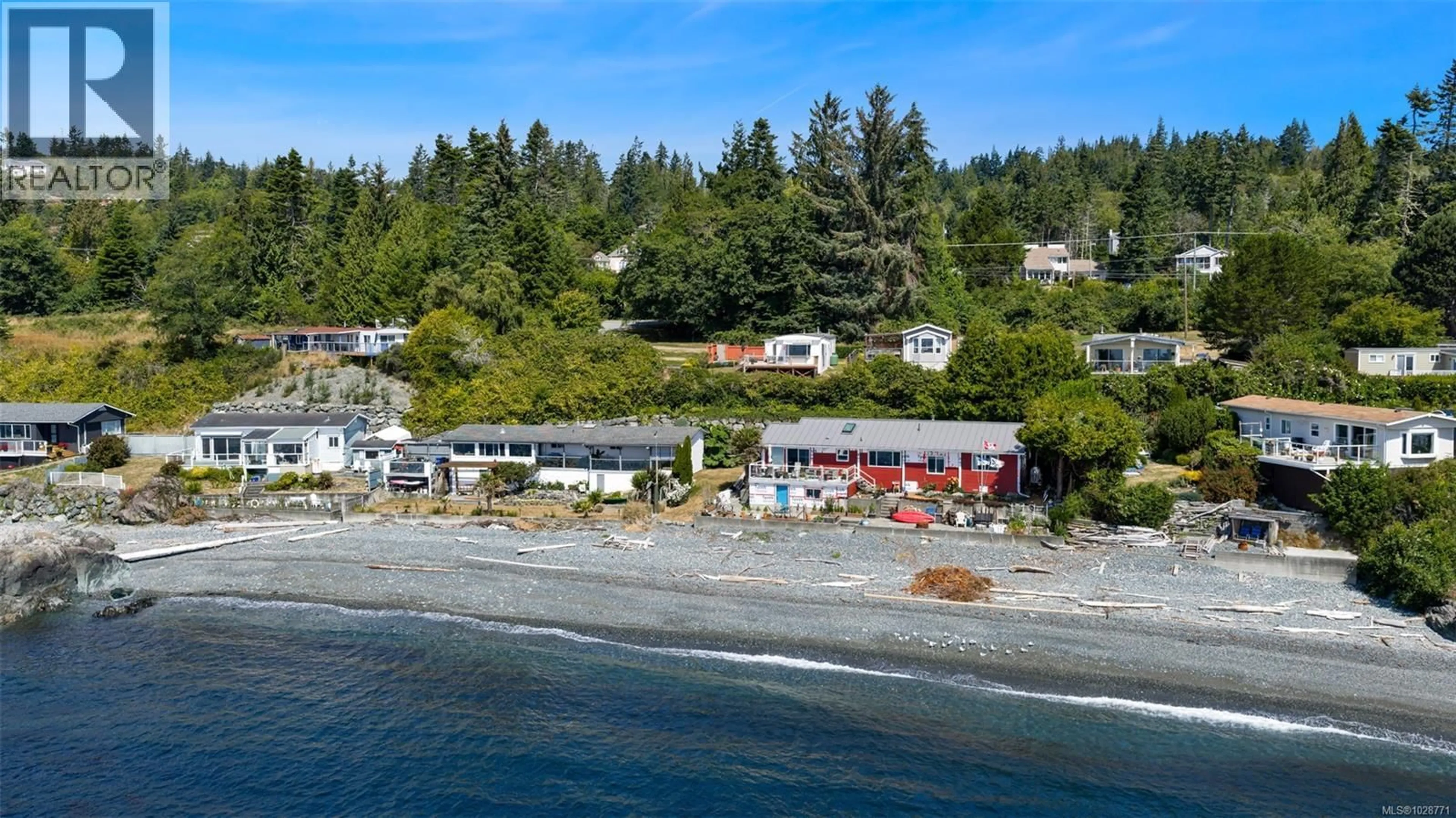A pic from outside/outdoor area/front of a property/back of a property/a pic from drone, water/lake/river/ocean view for 18 - 8177 WEST COAST ROAD, Sooke British Columbia V9Z1E2