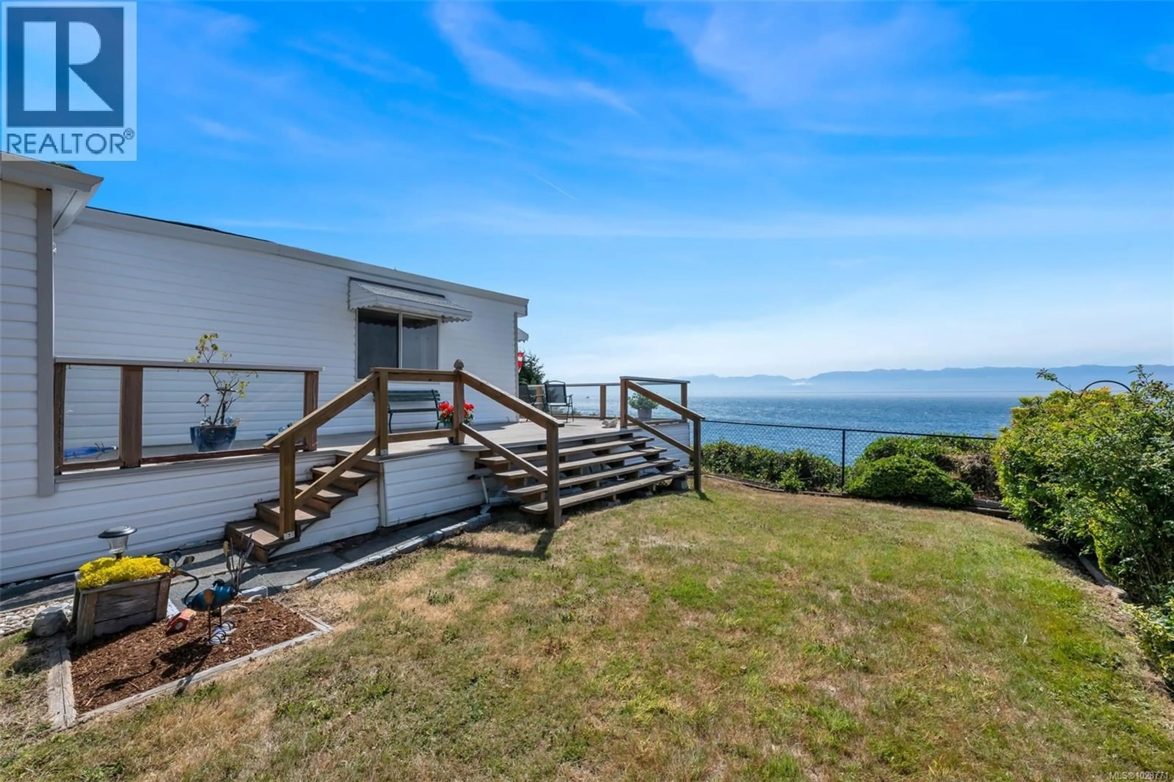 A pic from outside/outdoor area/front of a property/back of a property/a pic from drone, water/lake/river/ocean view for 18 - 8177 WEST COAST ROAD, Sooke British Columbia V9Z1E2
