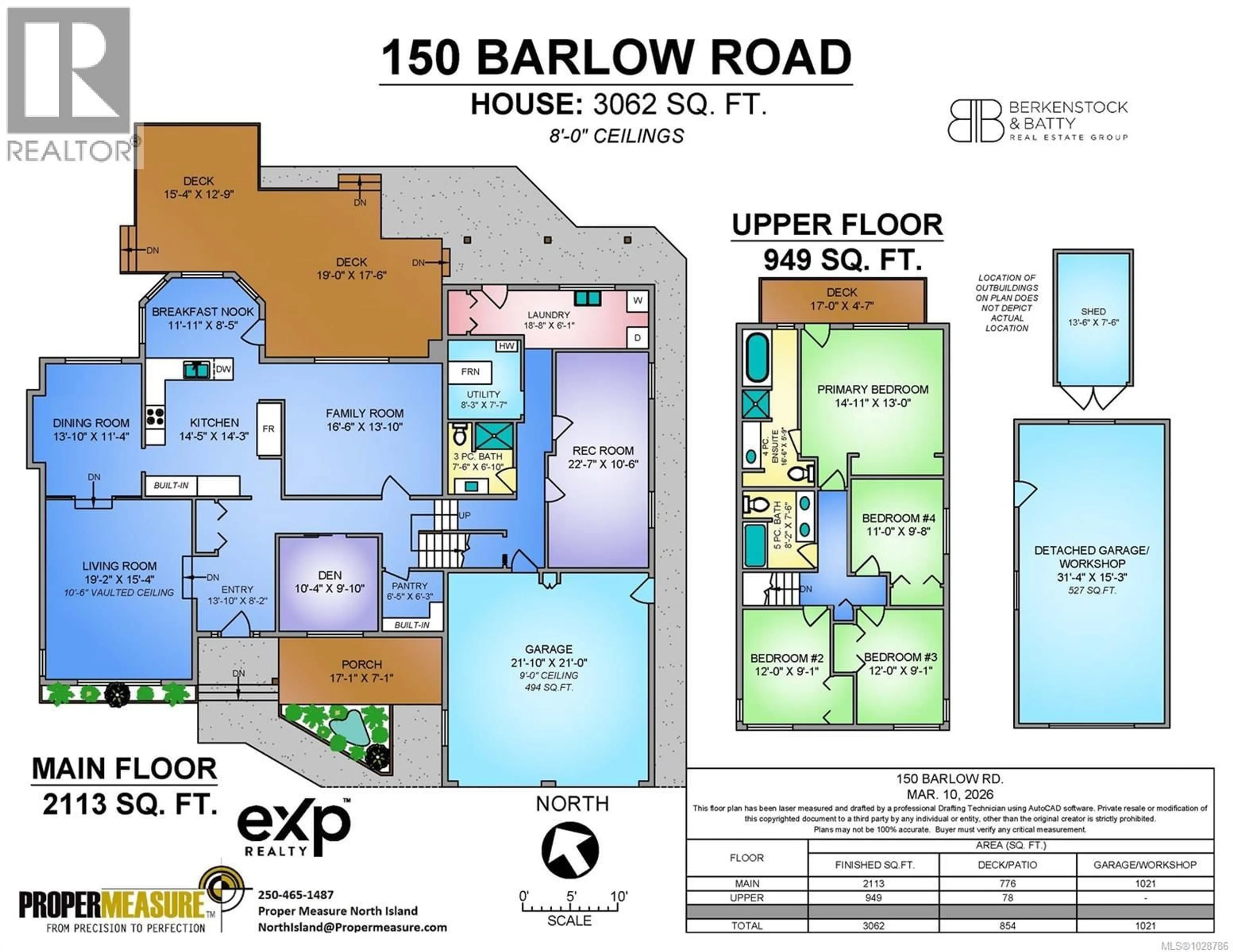 Floor plan for 150 BARLOW ROAD, Campbell River British Columbia V9W1T2