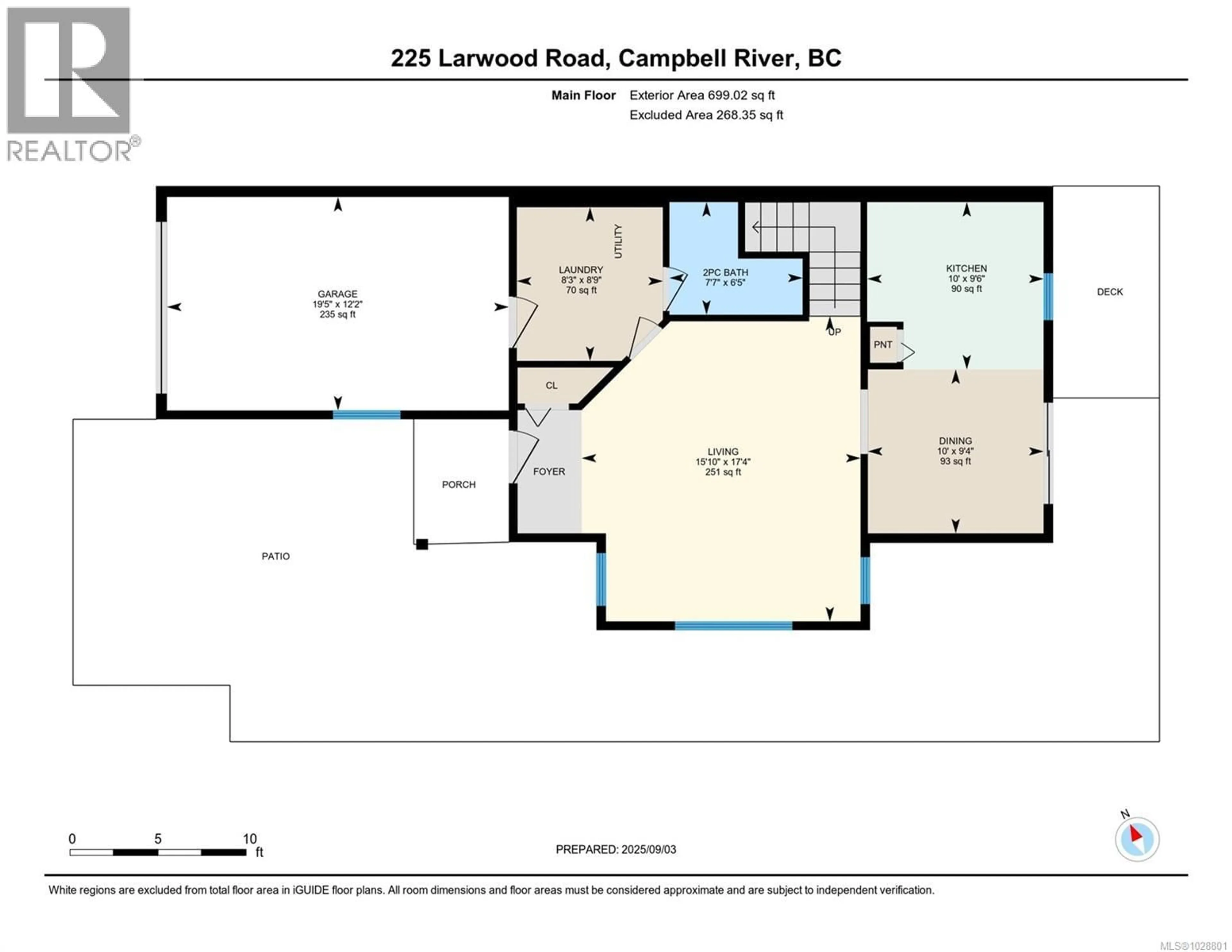 Floor plan for B - 225 LARWOOD ROAD, Campbell River British Columbia V9W1S3