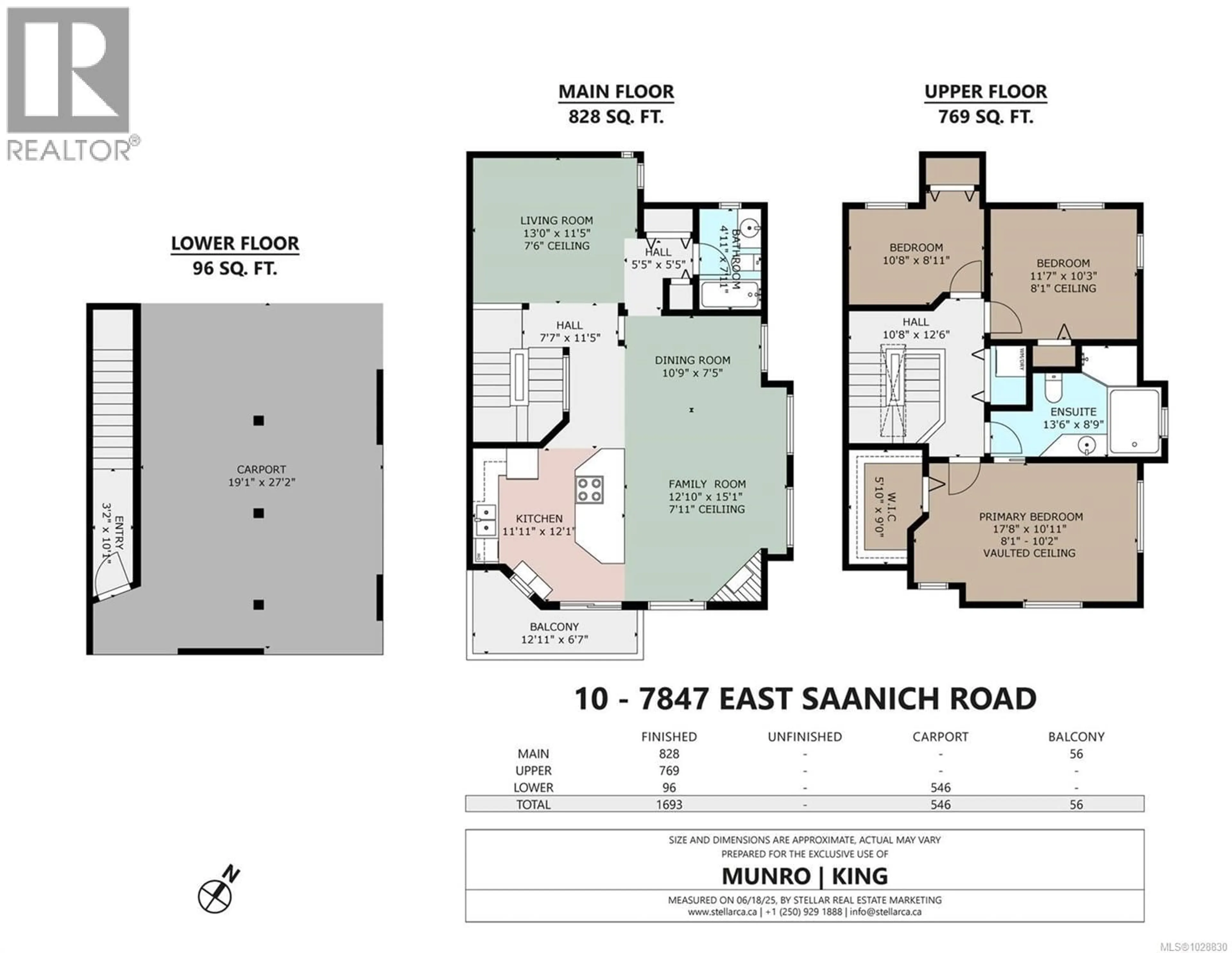 Floor plan for 10 - 7847 EAST SAANICH ROAD, Central Saanich British Columbia V8M2B4