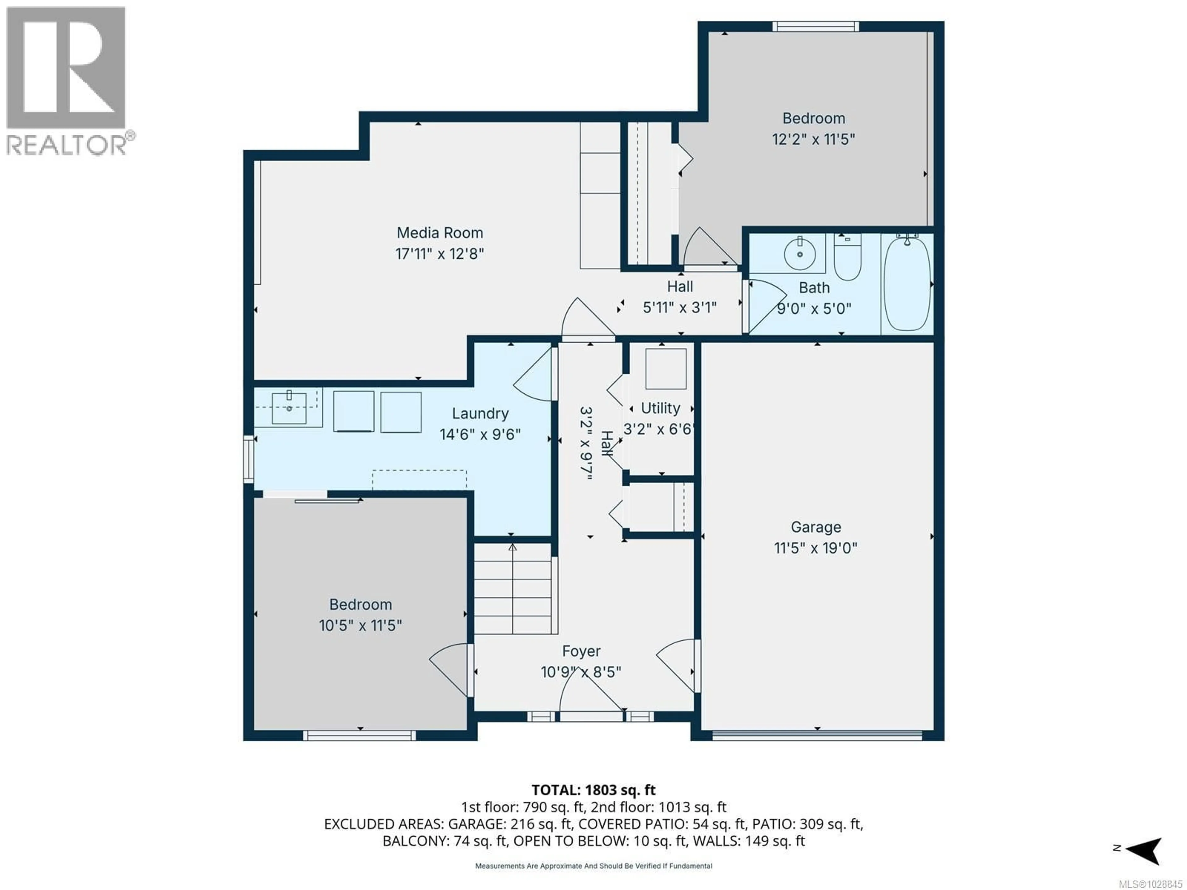 Floor plan for 502 DOREEN PLACE, Nanaimo British Columbia V9T4S1