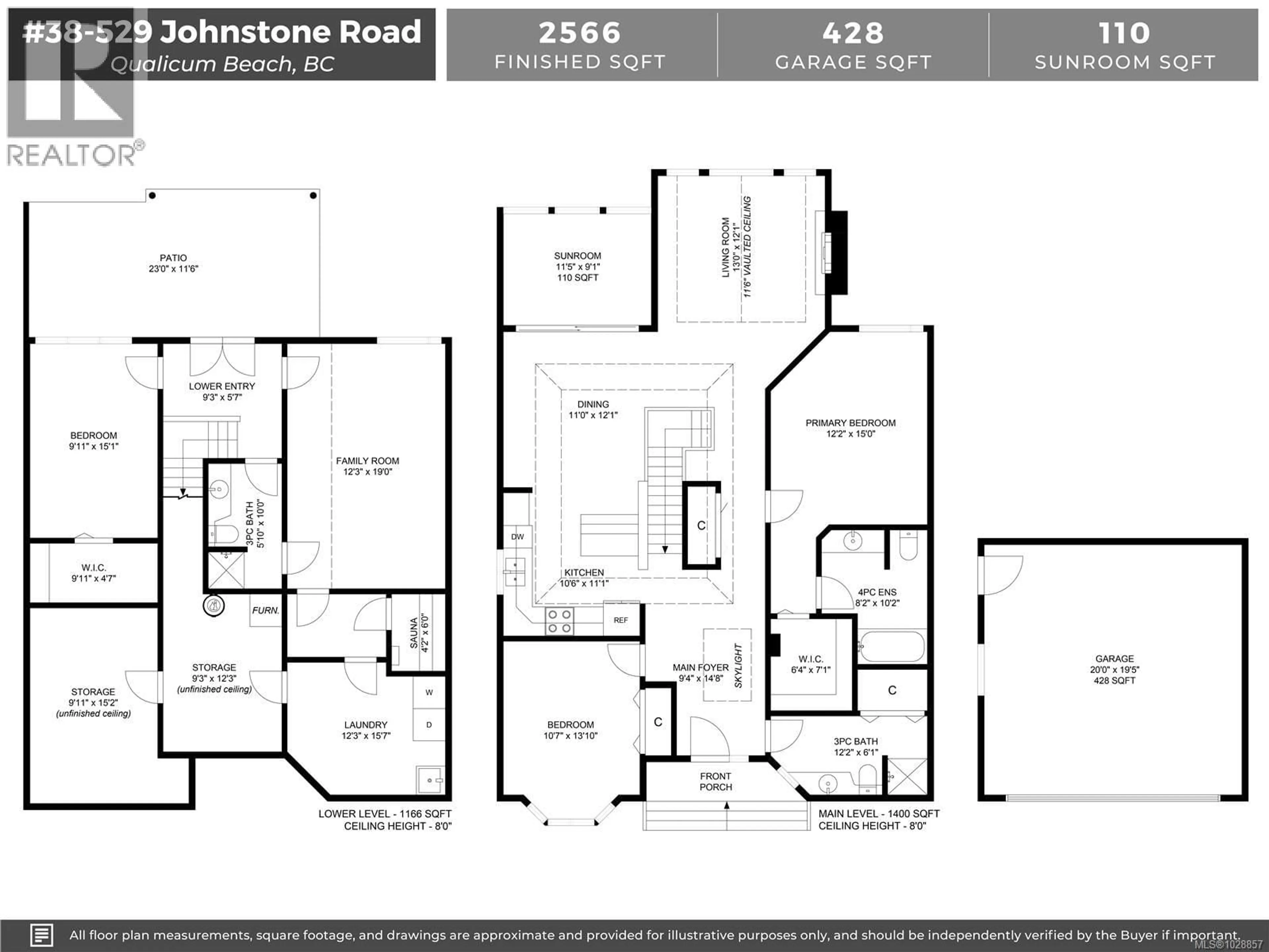 Floor plan for 38 - 529 JOHNSTONE ROAD, Parksville British Columbia V9P2K1