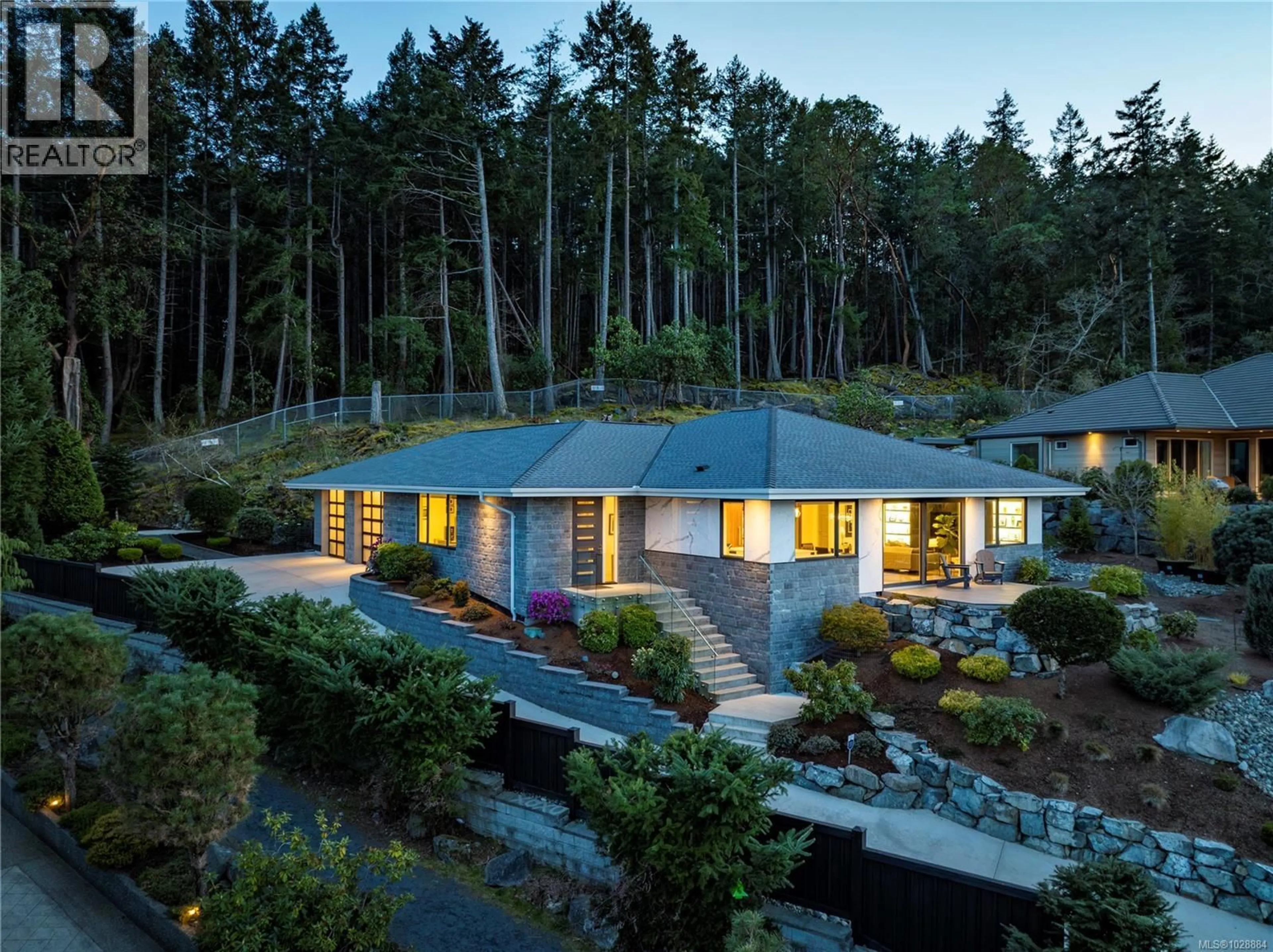 A pic from outside/outdoor area/front of a property/back of a property/a pic from drone, forest/trees view for 2441 AINSLEY PLACE, Nanoose Bay British Columbia V9P9G9