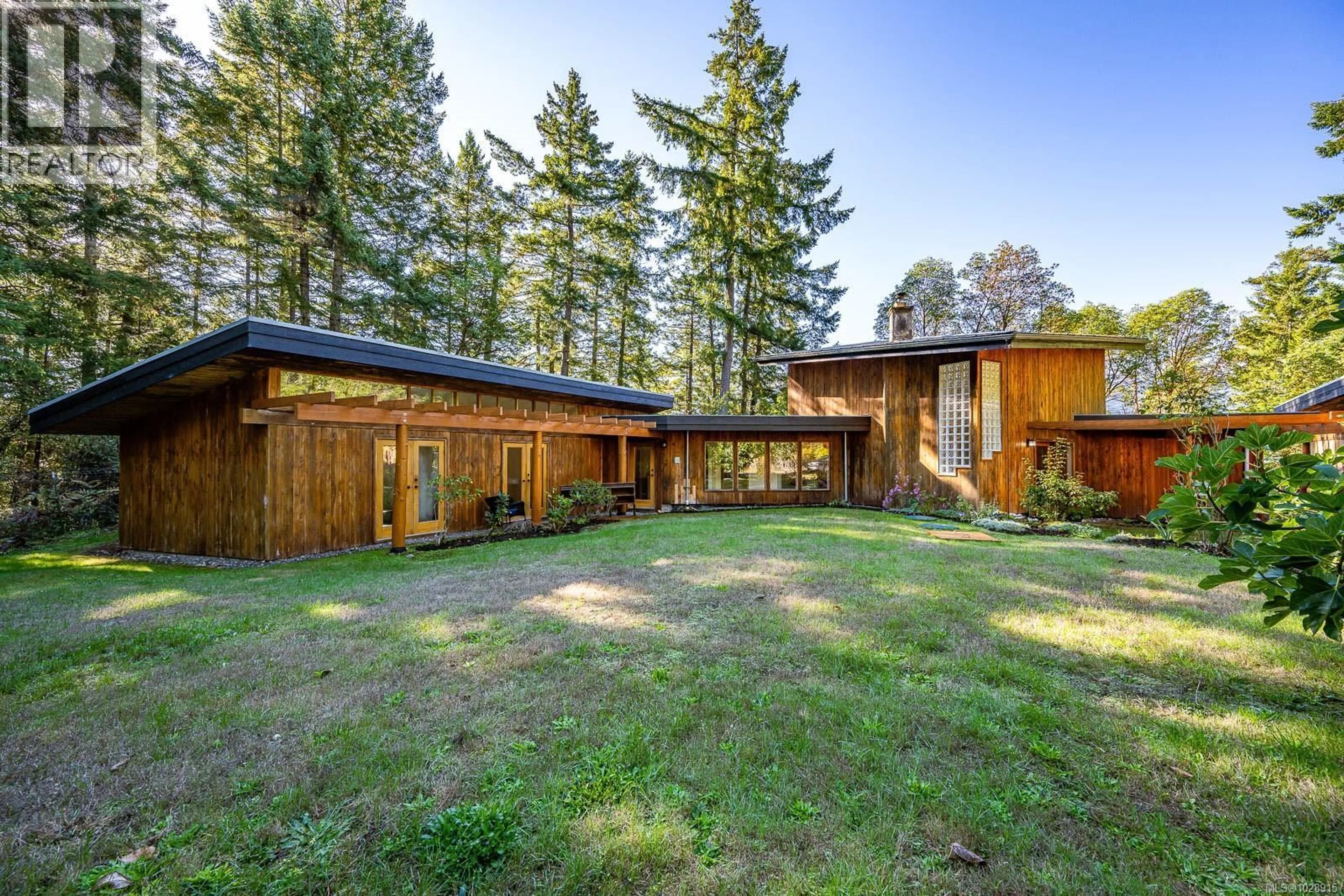 Patio, forest/trees view for 6161 LACON ROAD, Denman Island British Columbia V0R1T0