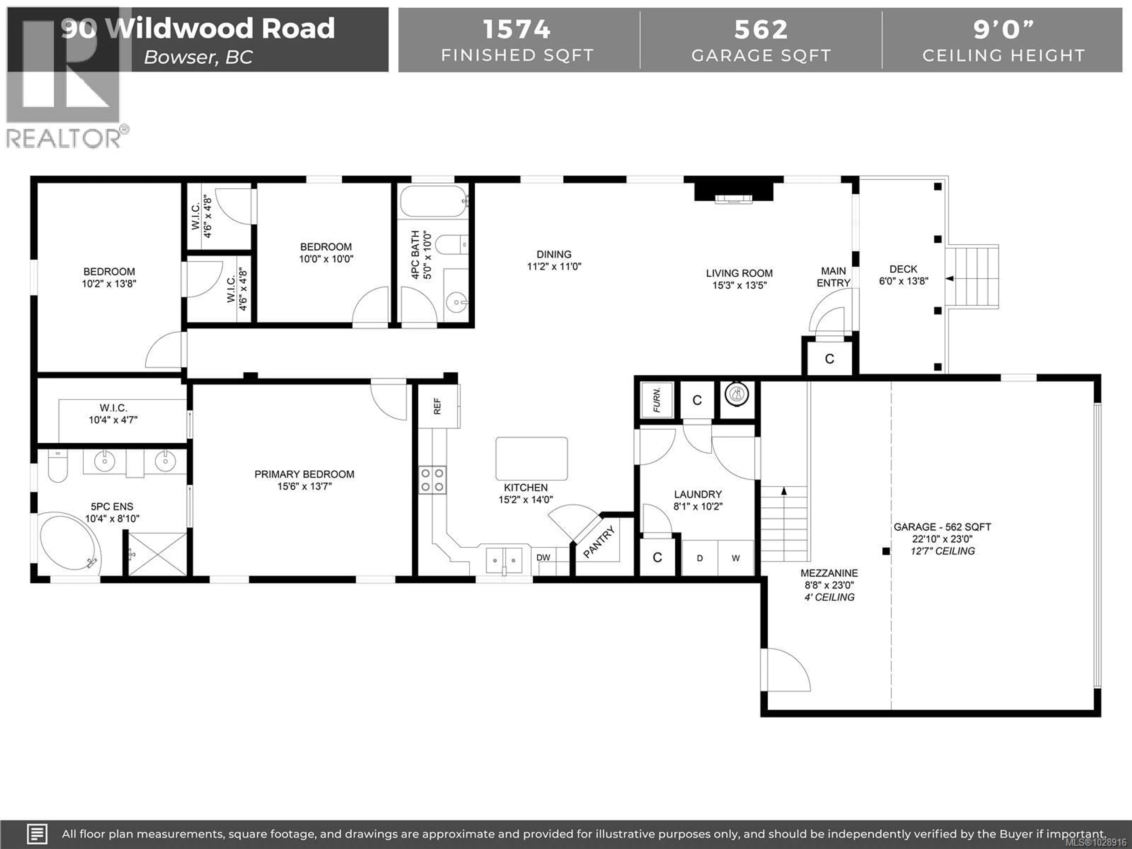 Floor plan for 90 WILDWOOD PLACE, Bowser British Columbia V0R1G0