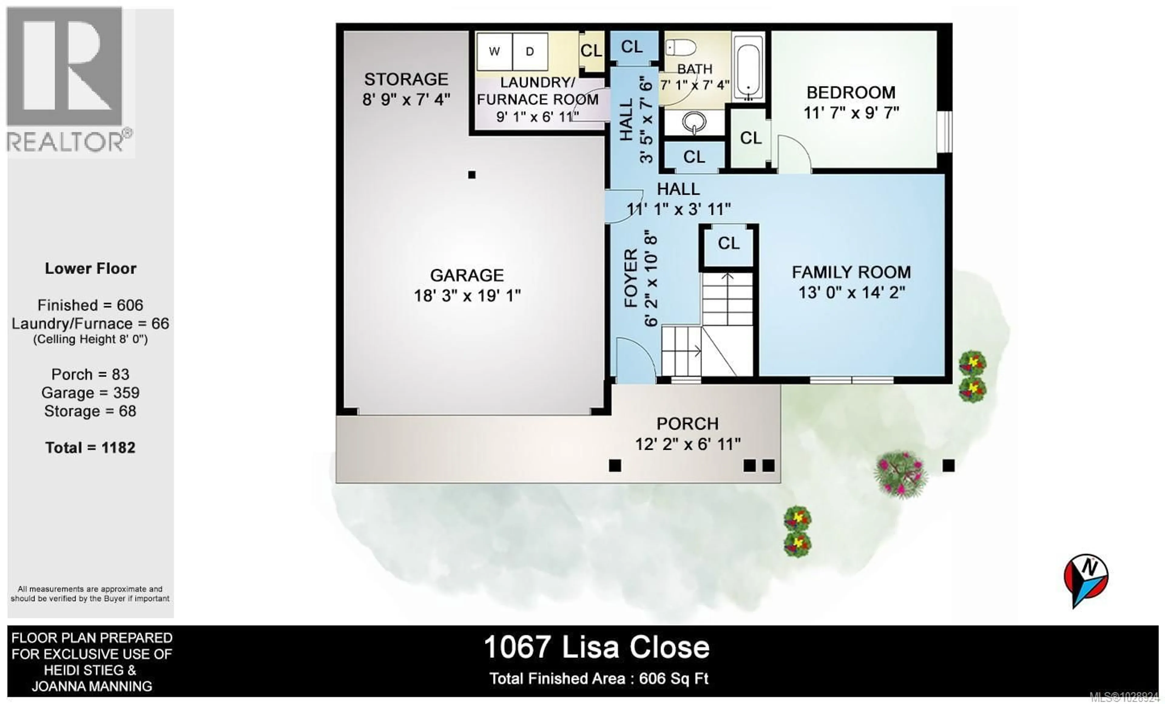 Floor plan for 1067 LISA CLOSE, Shawnigan Lake British Columbia V8H2H8