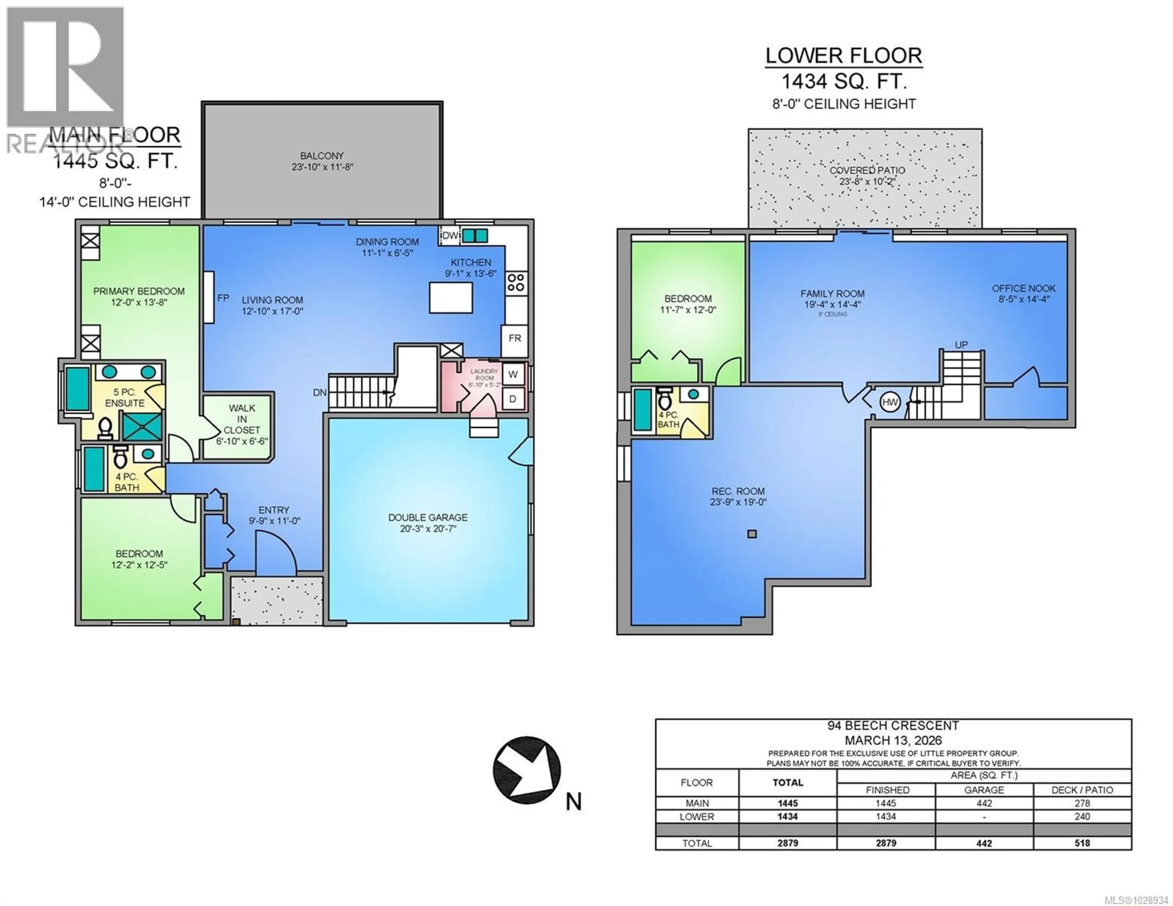 Floor plan for 94 BEECH CRESCENT, Lake Cowichan British Columbia V0R2G1