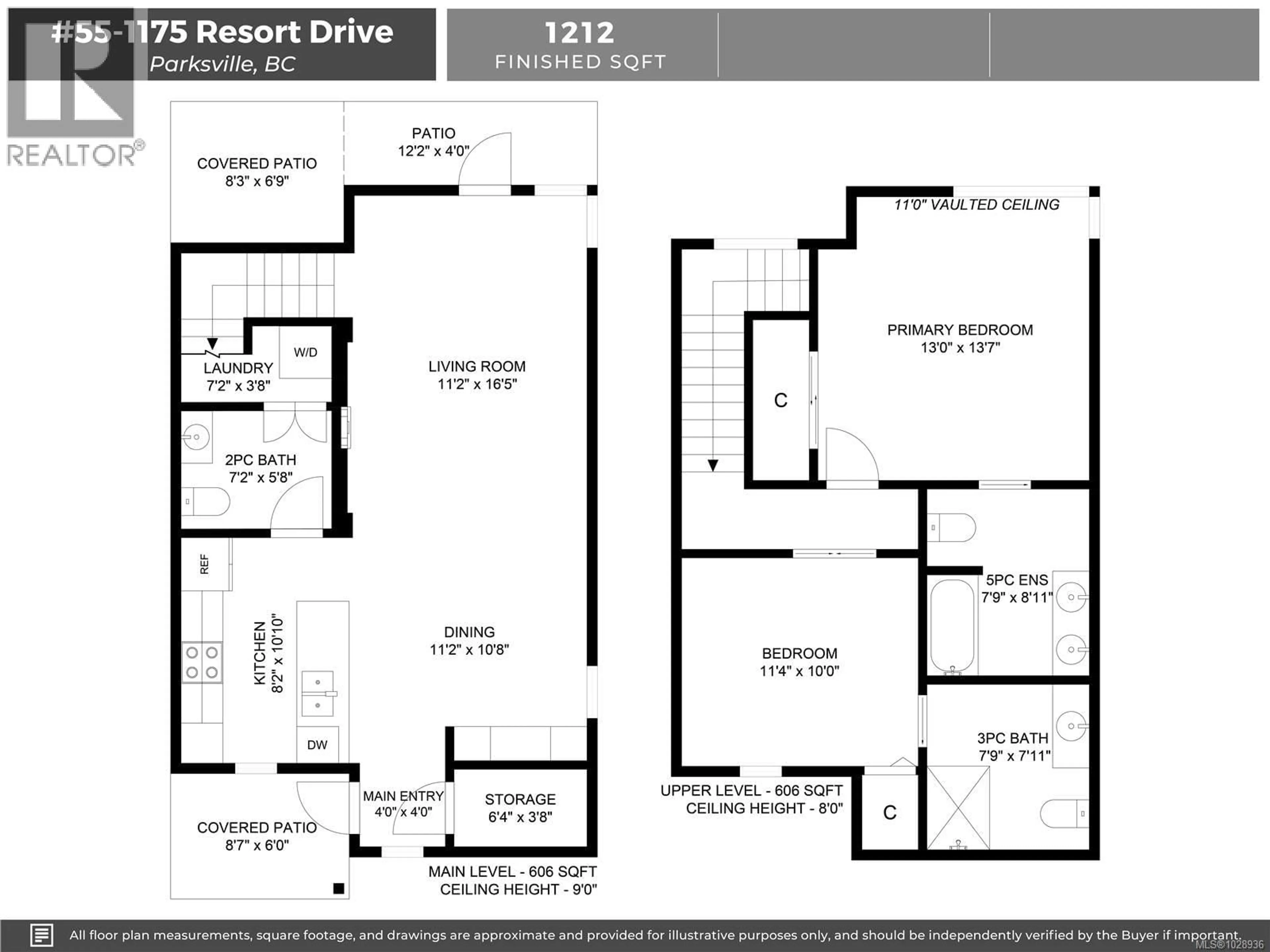 Floor plan for 55 - 1175 RESORT DRIVE, Parksville British Columbia V9P2E3