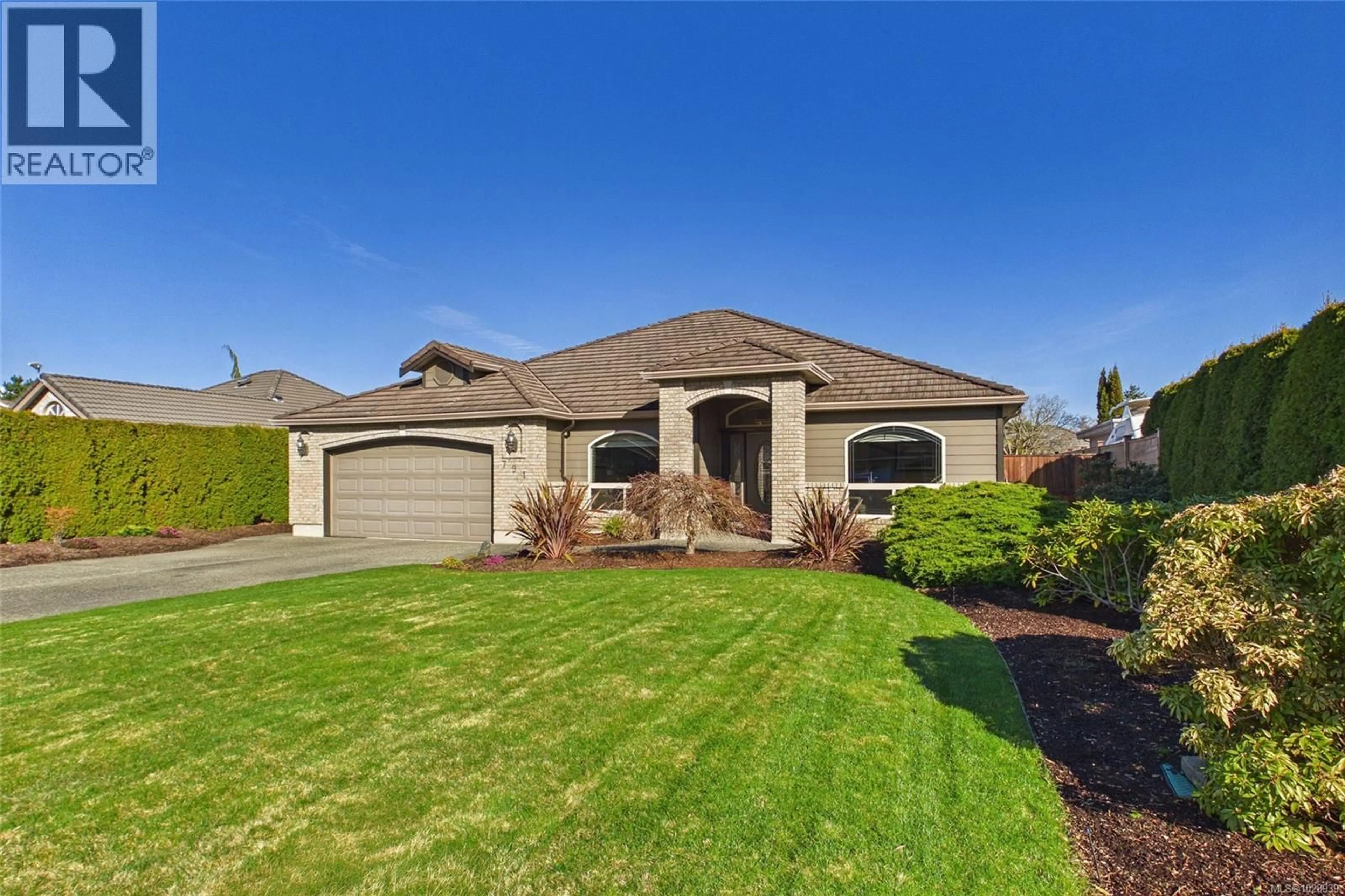 Home with brick exterior material, street for 791 CHARTWEST COURT, Qualicum Beach British Columbia V9K2P9