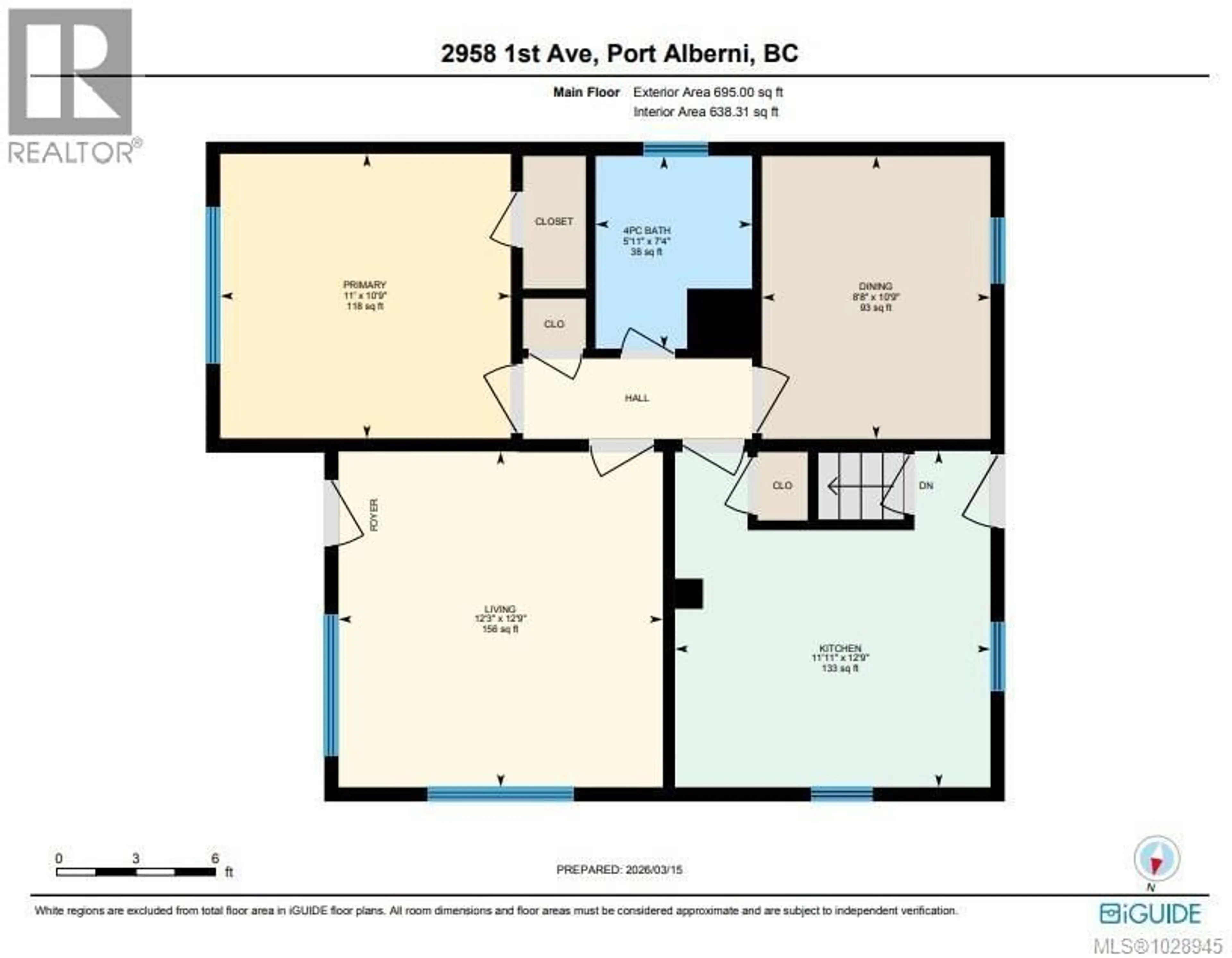 Floor plan for 2958 1ST AVENUE, Port Alberni British Columbia V9Y1Y2