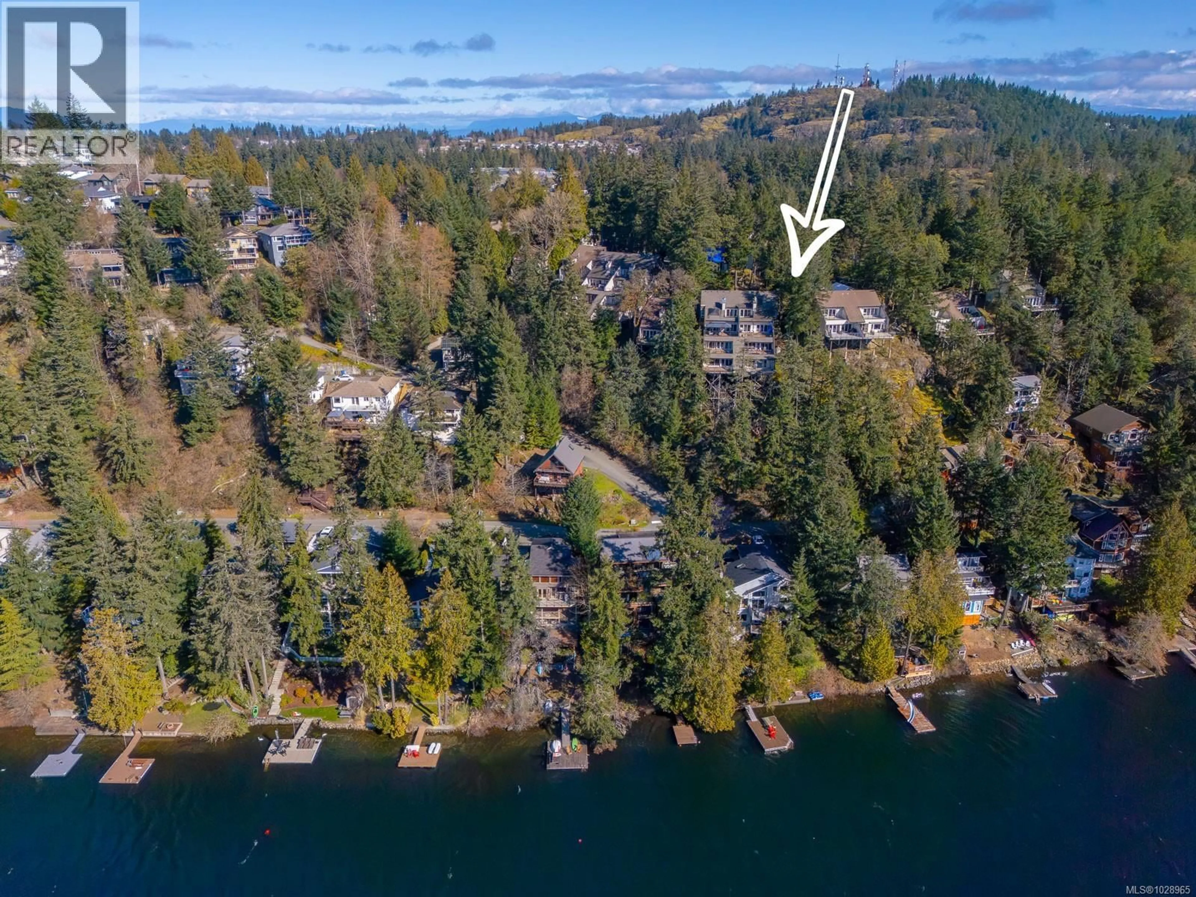 A pic from outside/outdoor area/front of a property/back of a property/a pic from drone, water/lake/river/ocean view for A - 76 SUMMIT DRIVE, Nanaimo British Columbia V9T4Y1