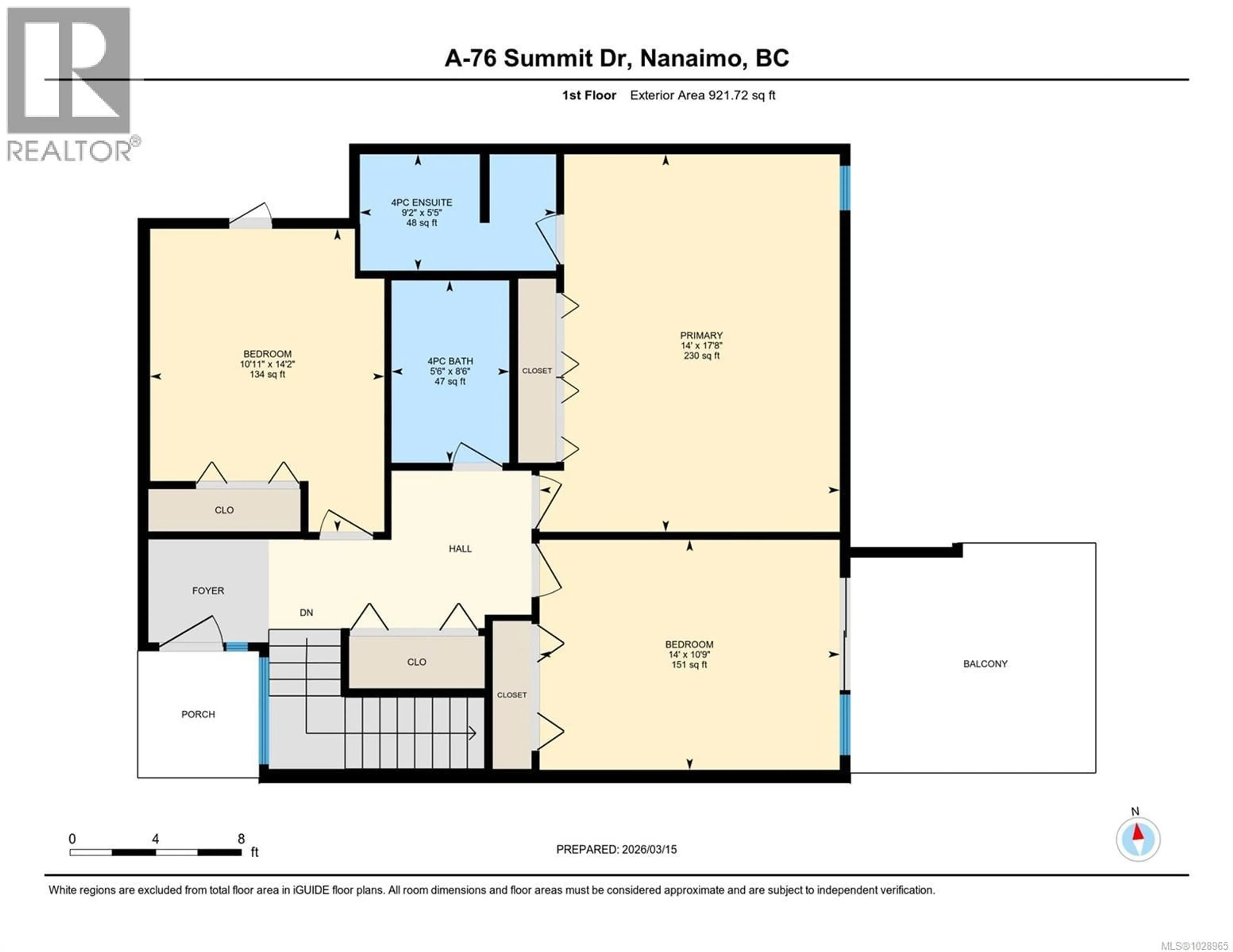 Floor plan for A - 76 SUMMIT DRIVE, Nanaimo British Columbia V9T4Y1