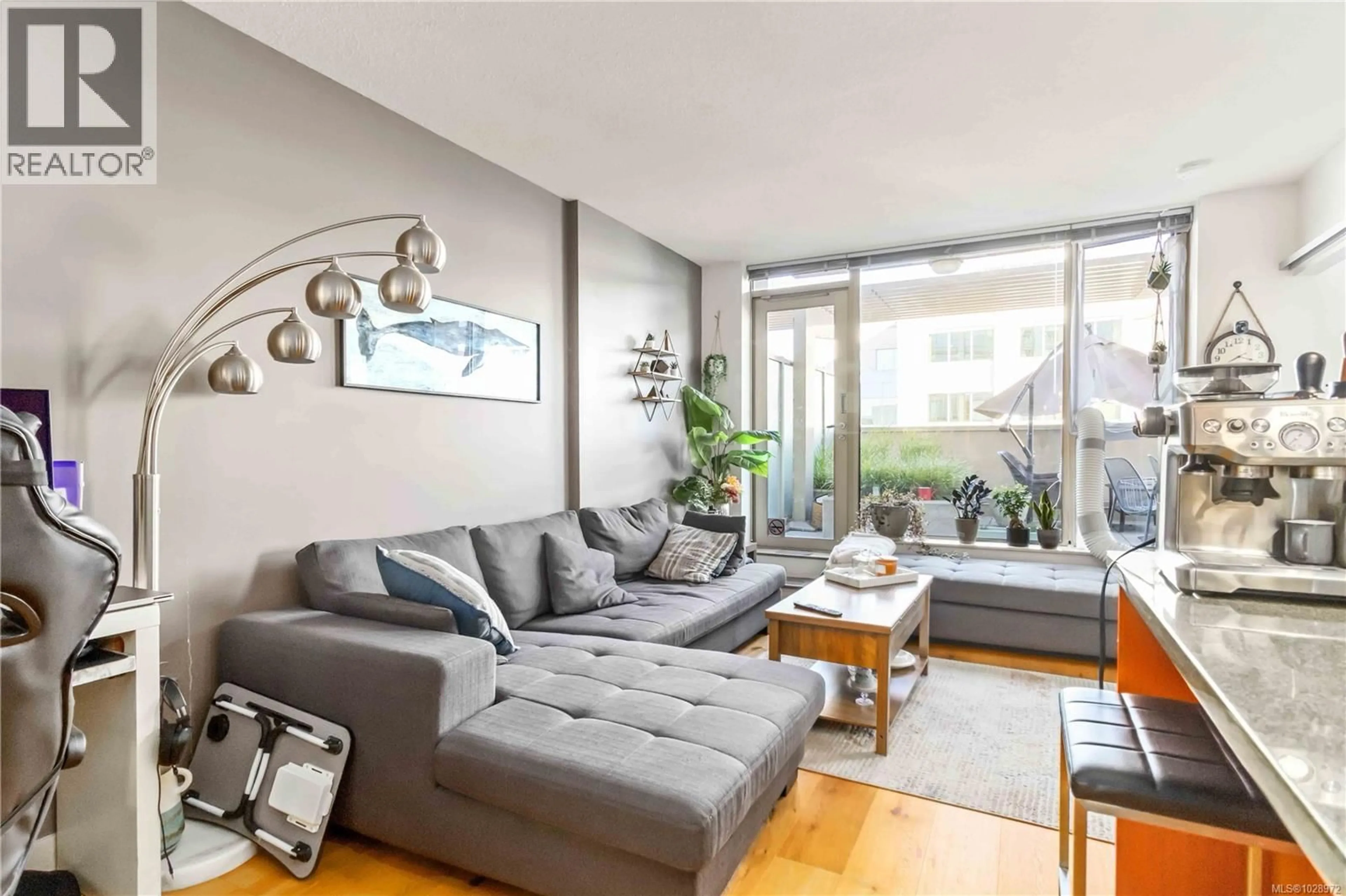 Living room with furniture, unknown for 507 - 760 JOHNSON STREET, Victoria British Columbia V8W1N1